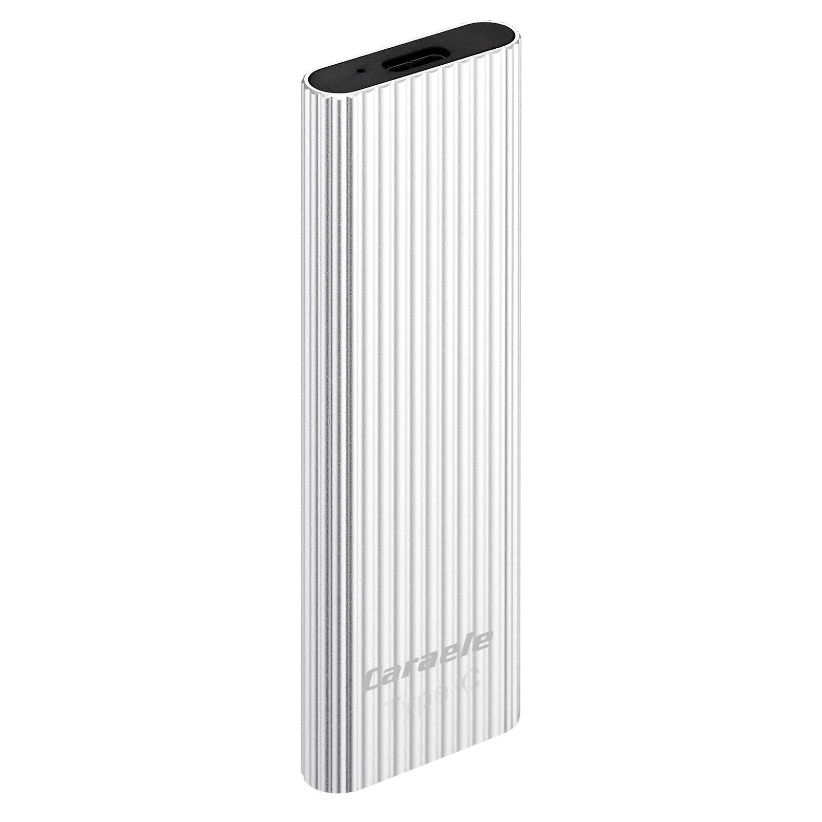 Aluminum Alloy 1TB SSD External Portable Up to 430 MB/s USB 3.1 Gen-1 silver