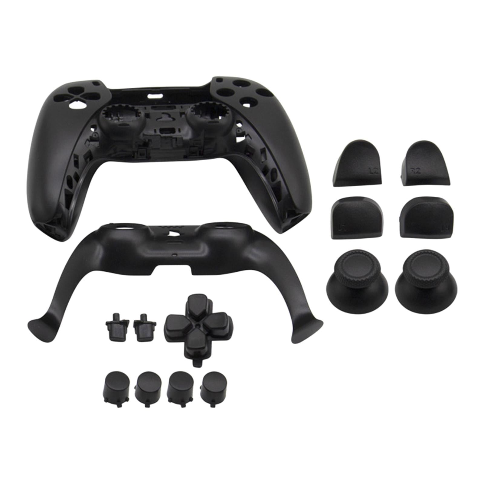 Replacement Housing Cover Shell Case Set For Sony PS5 Controller Black