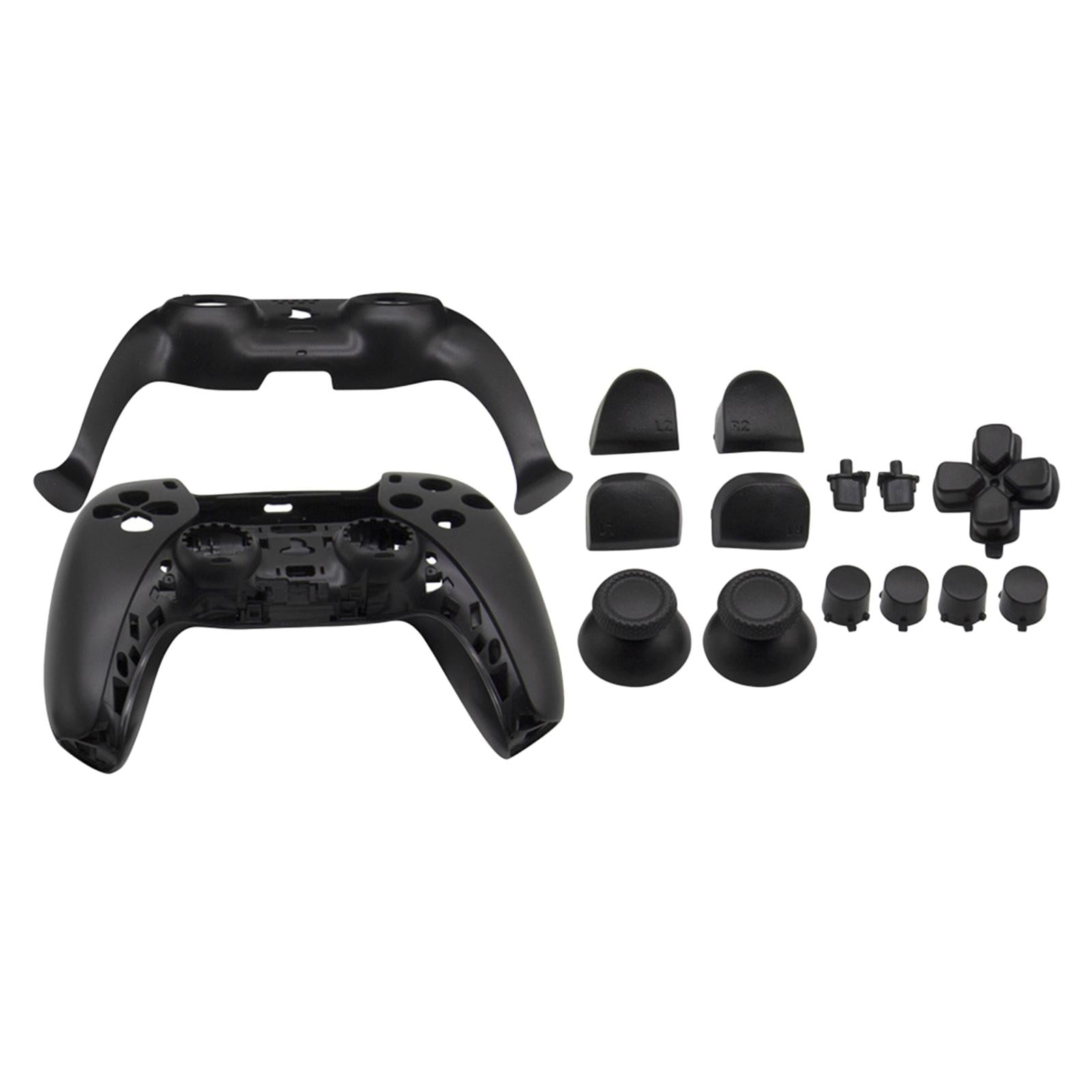 Replacement Housing Cover Shell Case Set For Sony PS5 Controller Black