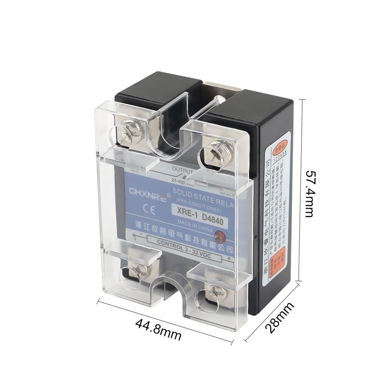 SSR Solid State Relay Module 3-32V DC To AC24-480V 3D Printer Accessories