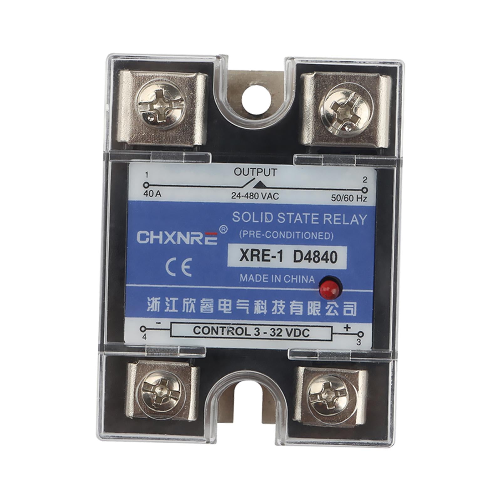 SSR Solid State Relay Module 3-32V DC To AC24-480V 3D Printer Accessories