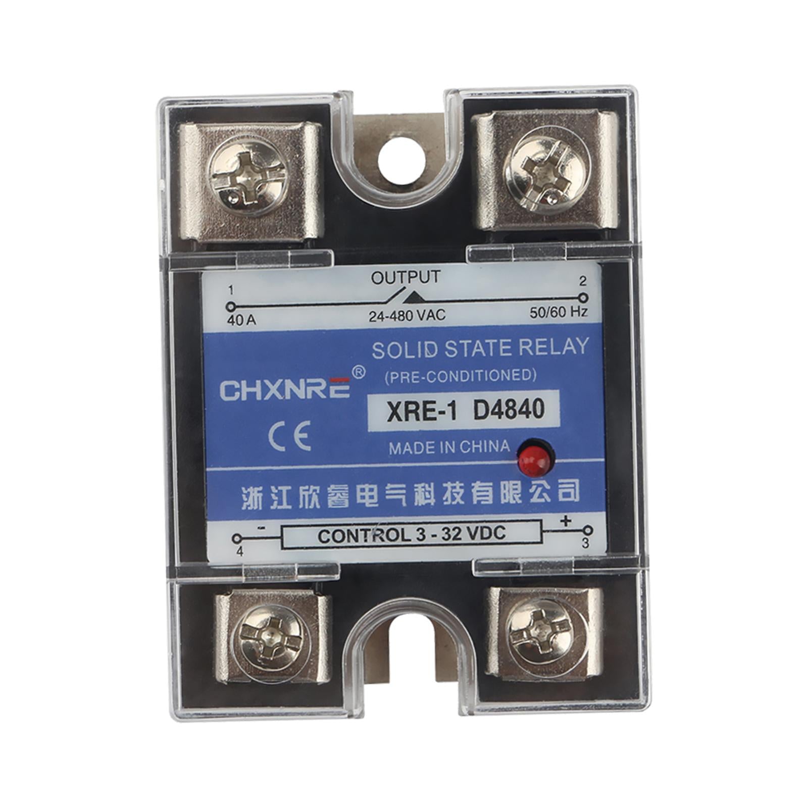 SSR Solid State Relay Module 3-32V DC To AC24-480V 3D Printer Accessories