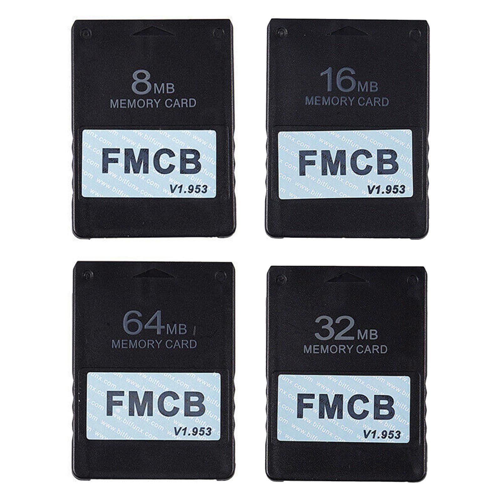 Free McBoot FMCB 1.953 Memory Card for Sony PS2 Replacement 16MB