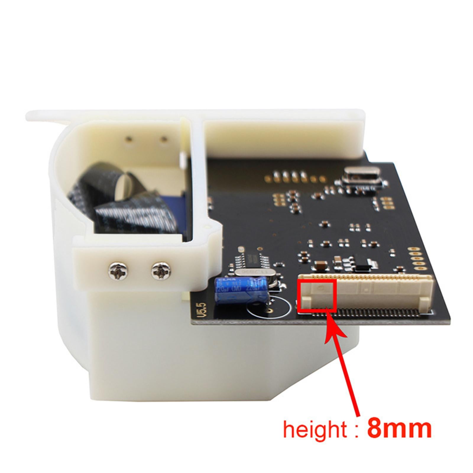 Remote SD Card Mount Kit Adapter Replaces for Dreamcast GDEMU Black