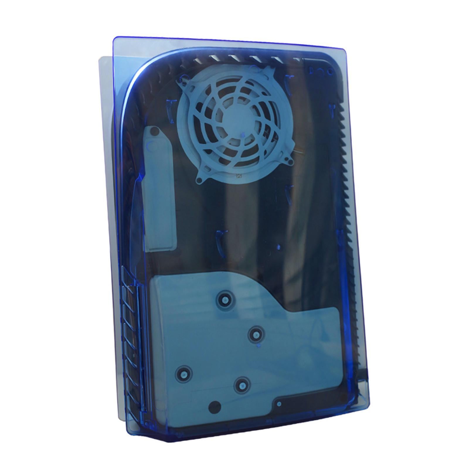 Plate Shell Cover Anti-Scratch for Sony PS5 Disc Version  Transparent Blue