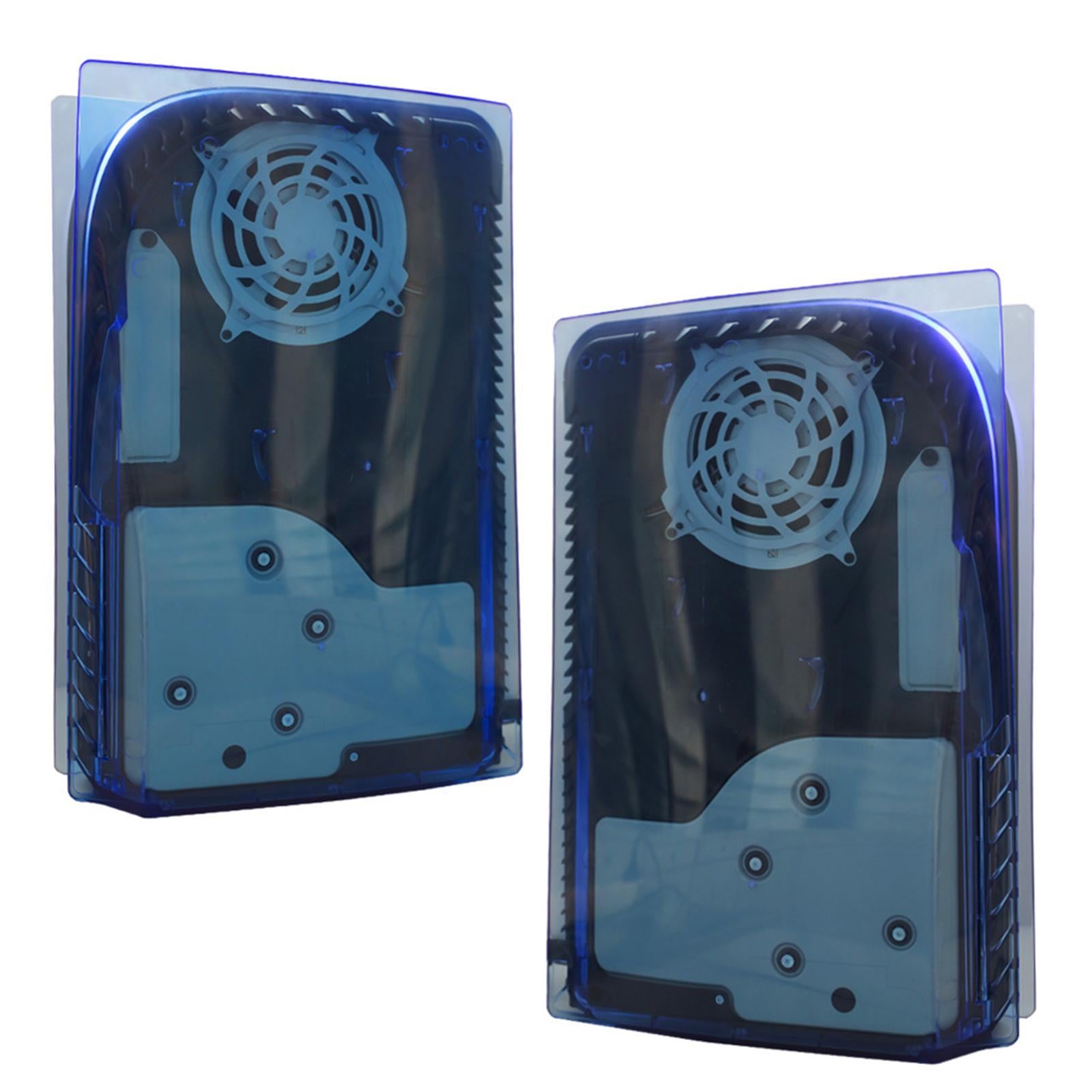 Plate Shell Cover Anti-Scratch for Sony PS5 Disc Version  Transparent Blue