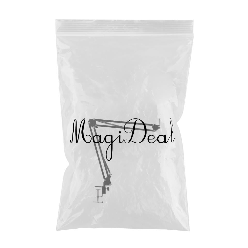 New Mic Microphone Holders Suspension Boom Scissor Arm Stand 4.5CM Base