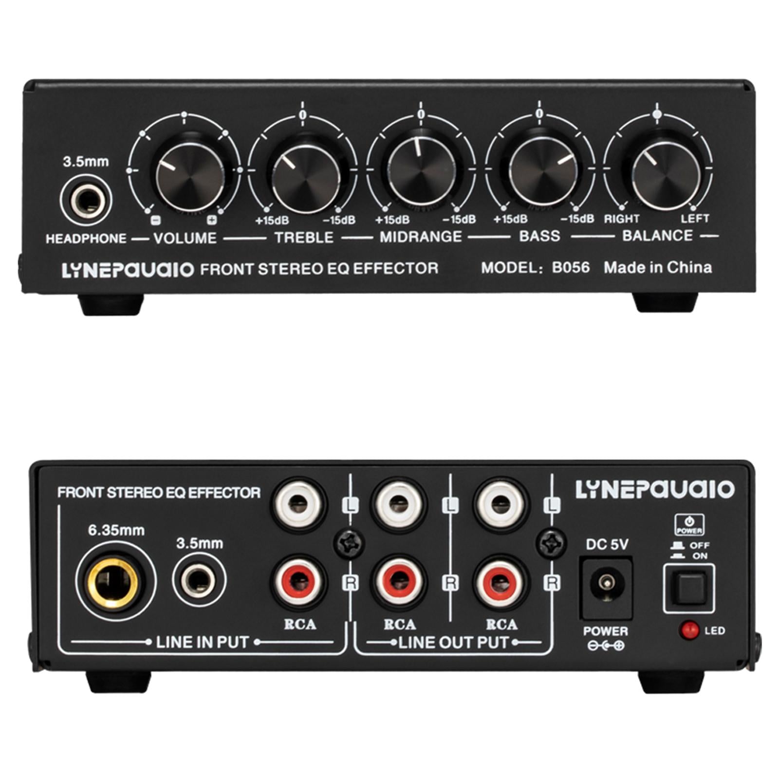 Portable 3-Channel Microphone Audio Mixer Stereo for Sub-Mixing Low-Noise