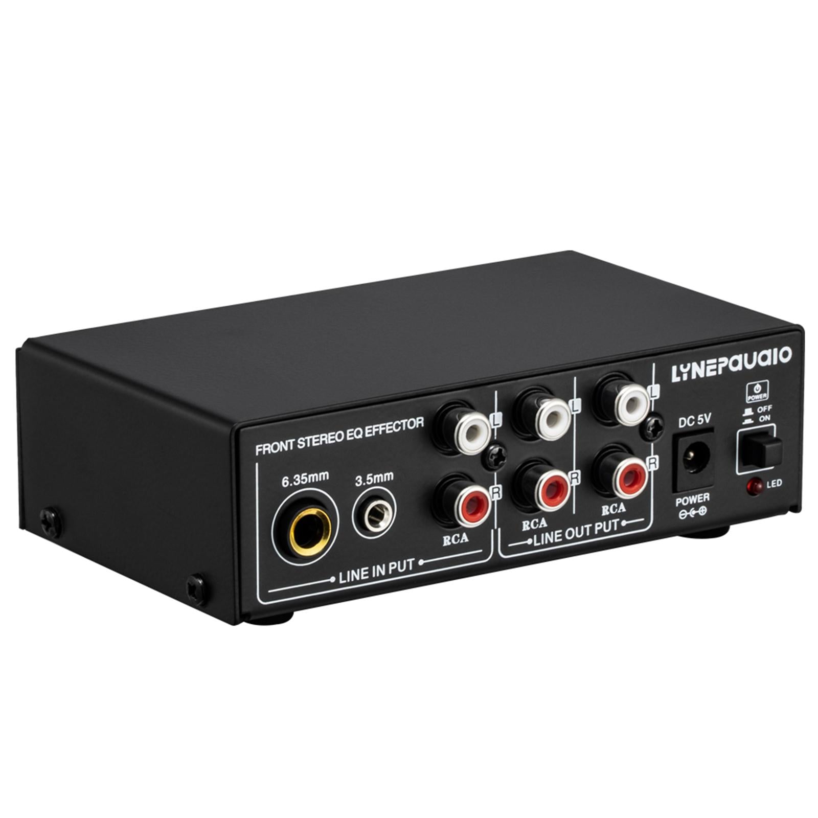 Portable 3-Channel Microphone Audio Mixer Stereo for Sub-Mixing Low-Noise
