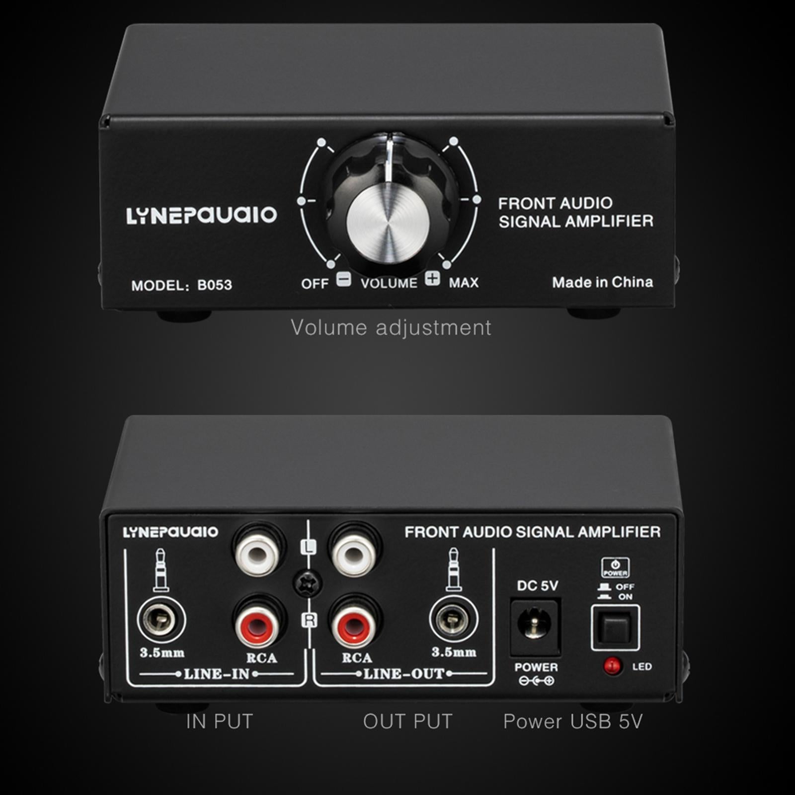 Stereo Sound Amplifier Headphone Speaker Amplifier Audio Booster