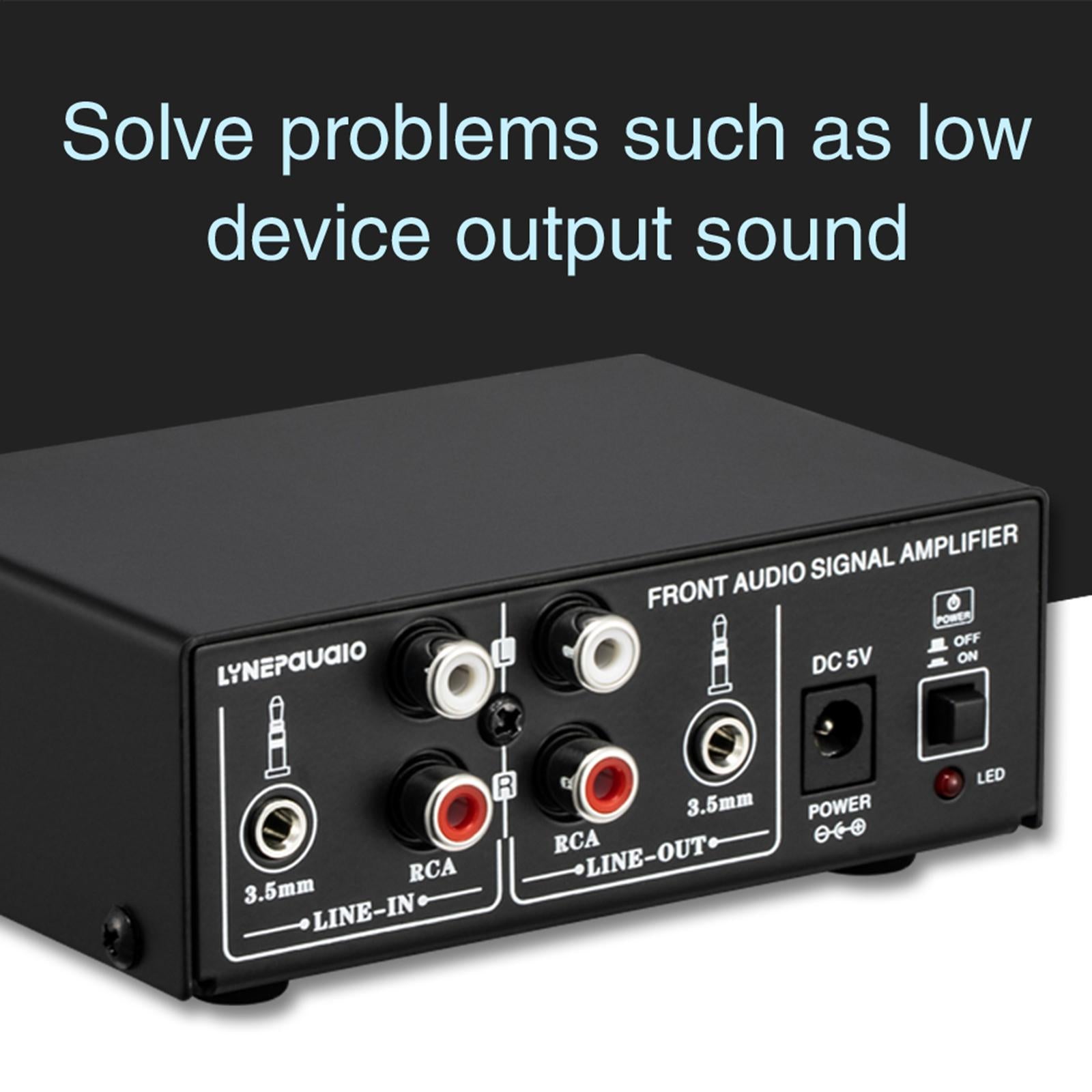 Stereo Sound Amplifier Headphone Speaker Amplifier Audio Booster