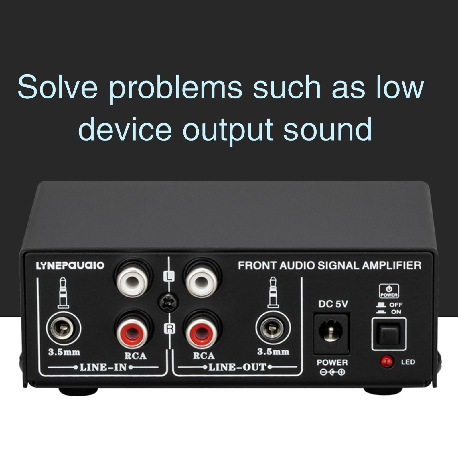 Stereo Sound Amplifier Headphone Speaker Amplifier Audio Booster