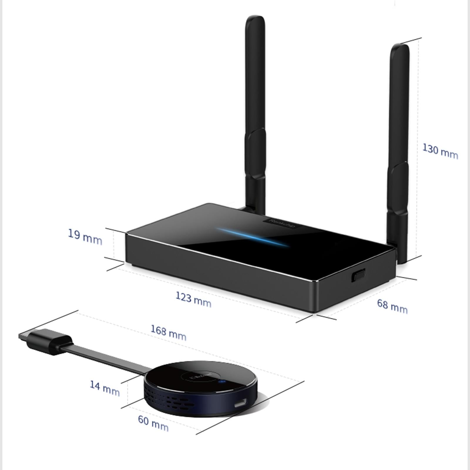 Wireless HDMI Video Transmitter & Receiver Extender Display Adapter Dongle