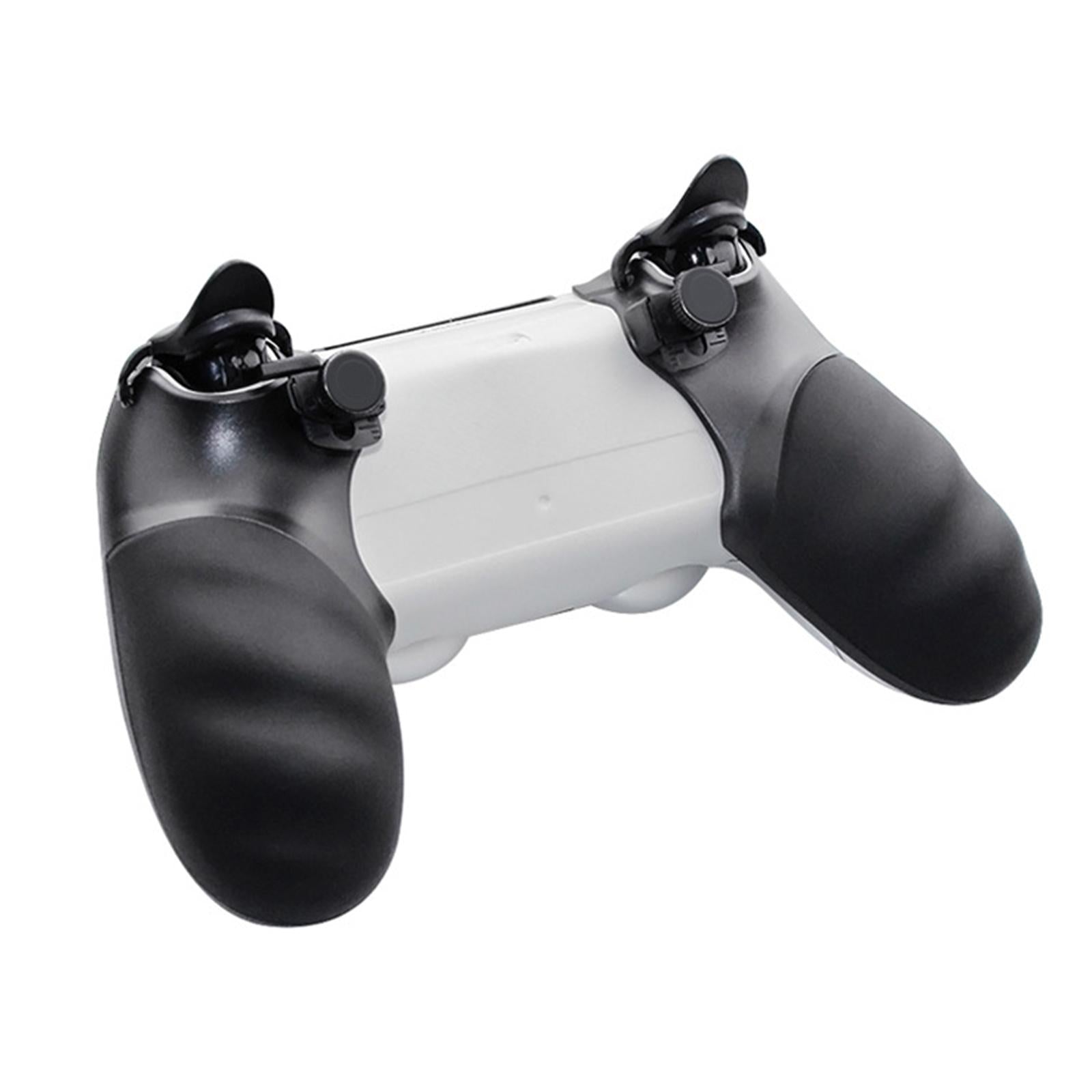1 Pair Black Grip Cover Skin Guard Anti-Slip for PS4 Controller
