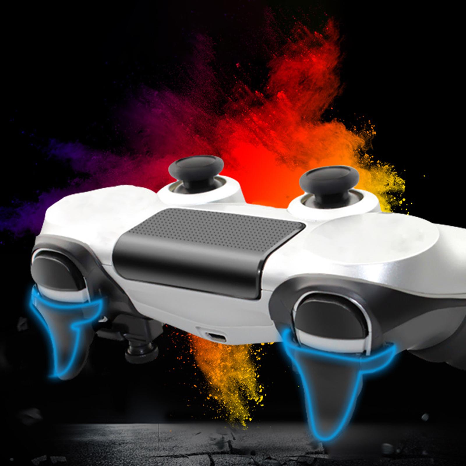 1 Pair Black Grip Cover Skin Guard Anti-Slip for PS4 Controller