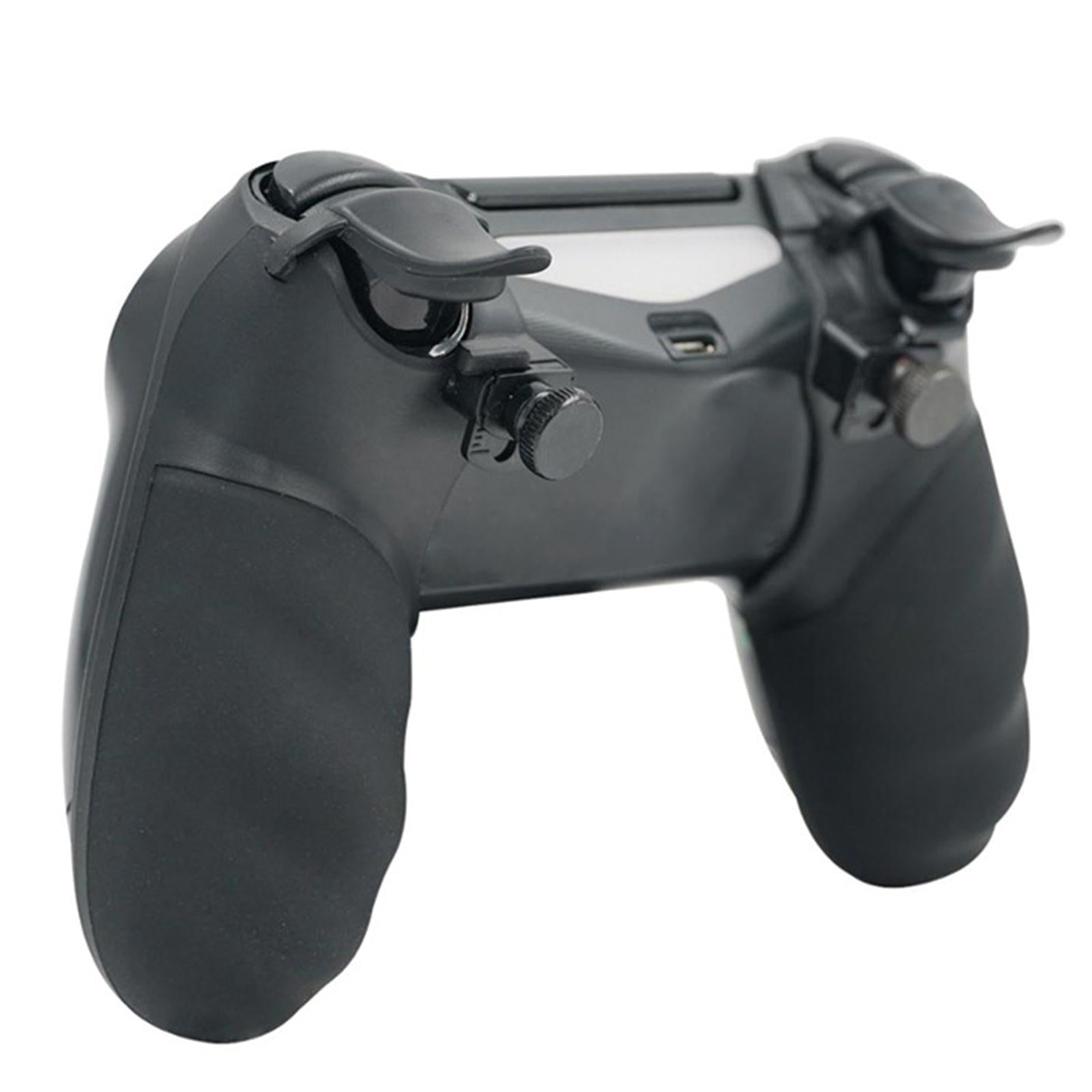 1 Pair Black Grip Cover Skin Guard Anti-Slip for PS4 Controller