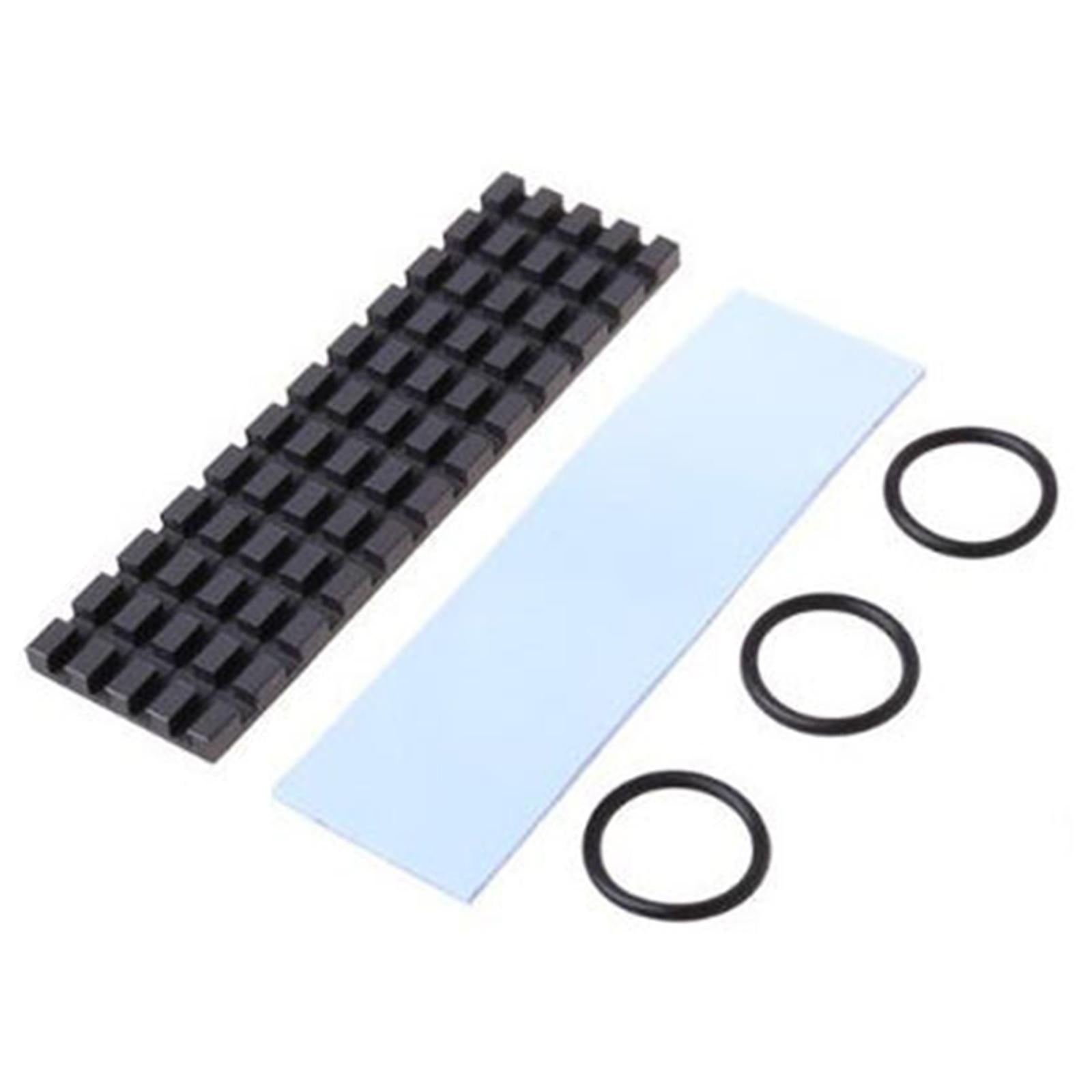 M.2 2280 Pure Copper Graphene SSD Heatsink w/Thermal Pad  Grid 3.0mm