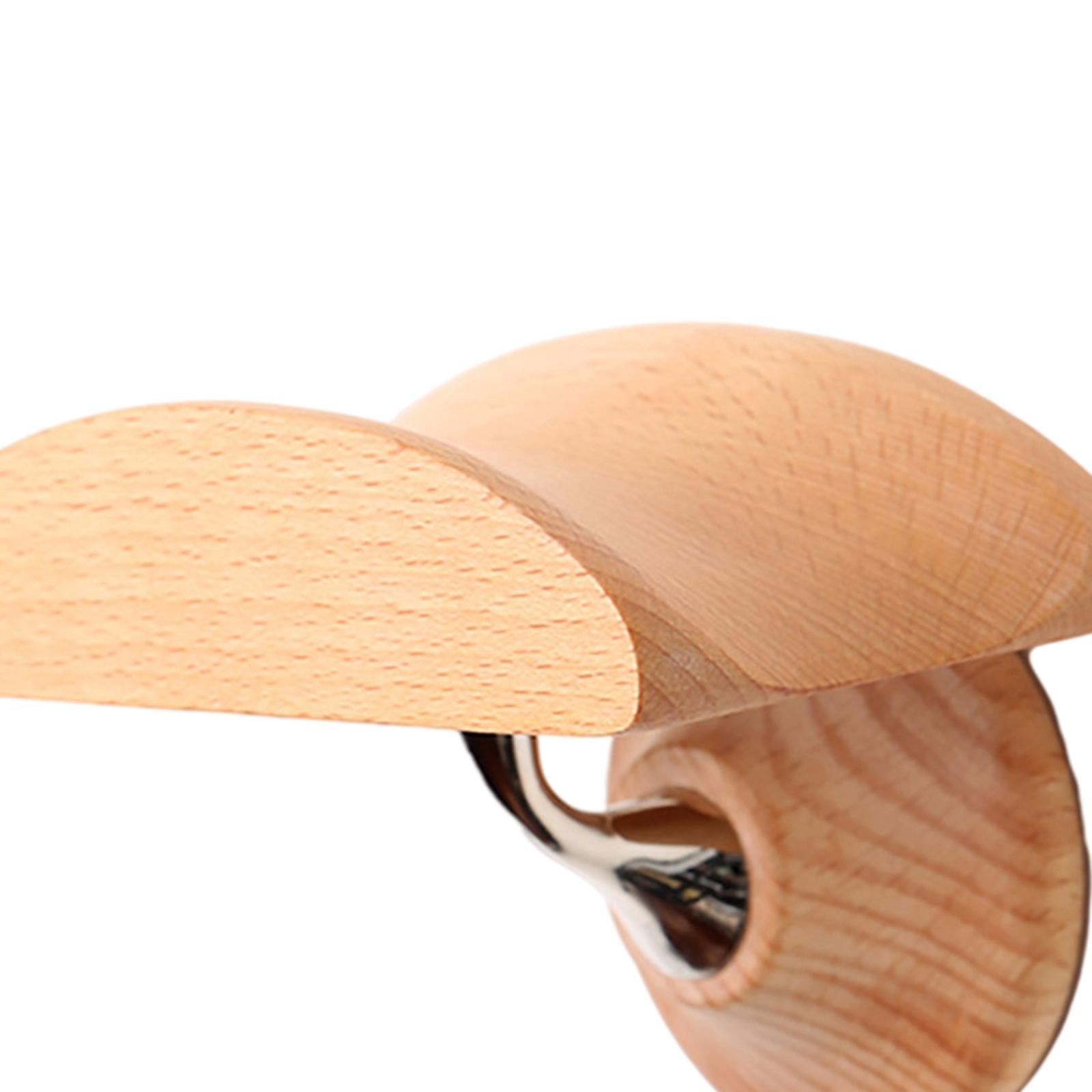 PC Gaming Headset Stand Headphone Holder Hanger Wood for Desktop Organize