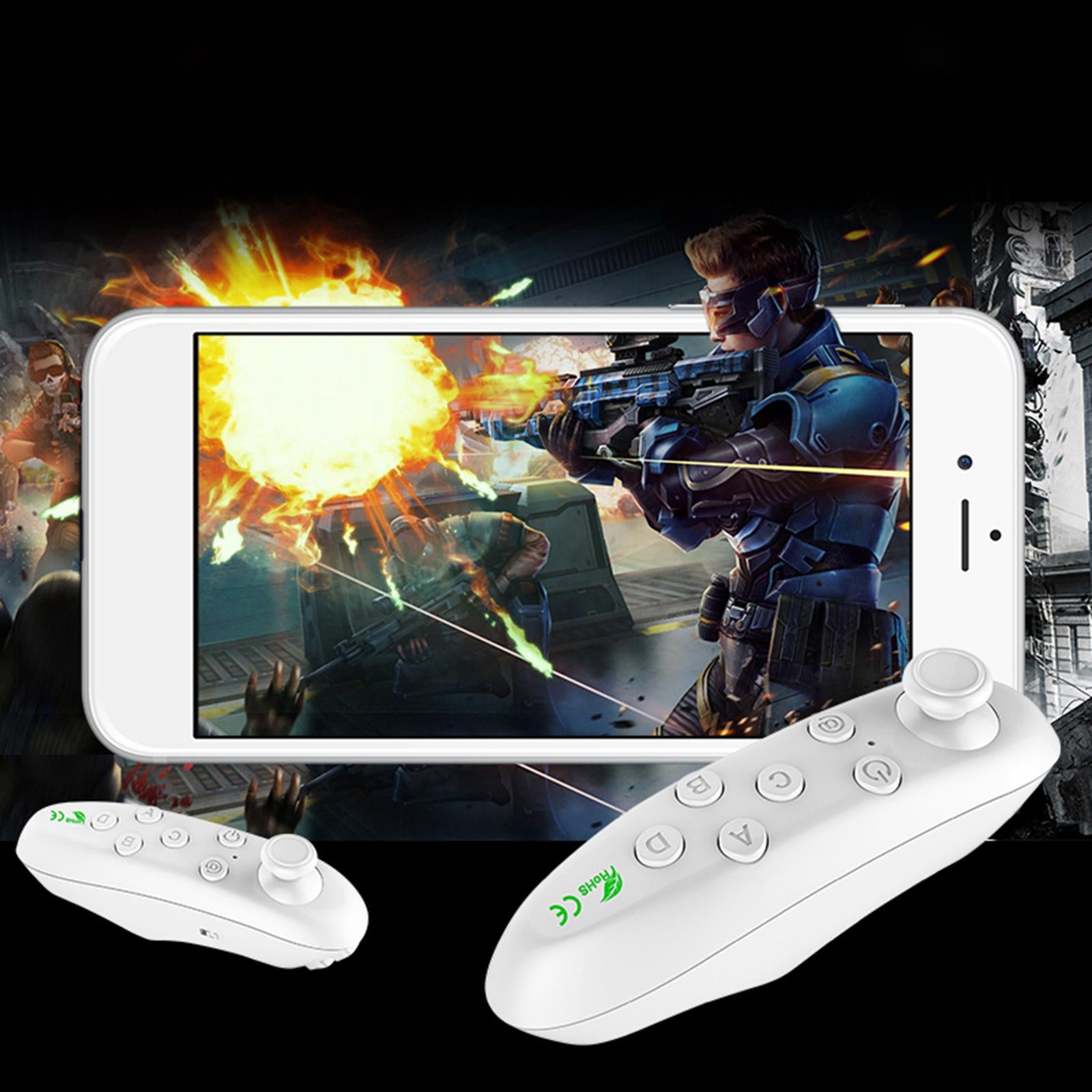 Mini Game Joystick Gamepad Remote For Film Selfie Mouse Tablet Laptop white