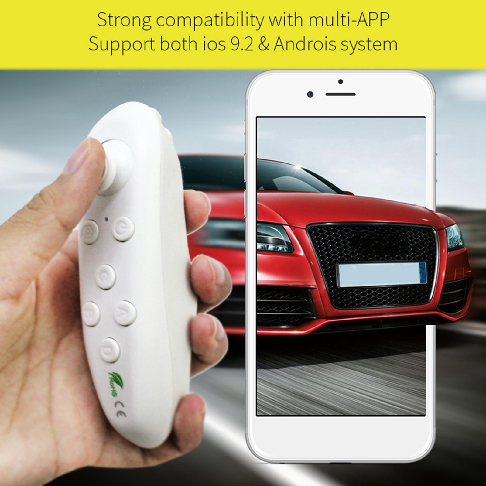 Mini Game Joystick Gamepad Remote For Film Selfie Mouse Tablet Laptop black