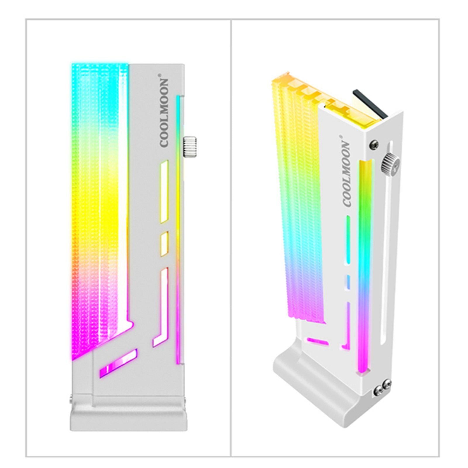 Graphics Card Stand Telescopic 5V Brace GPU Support Bracket for PC  white