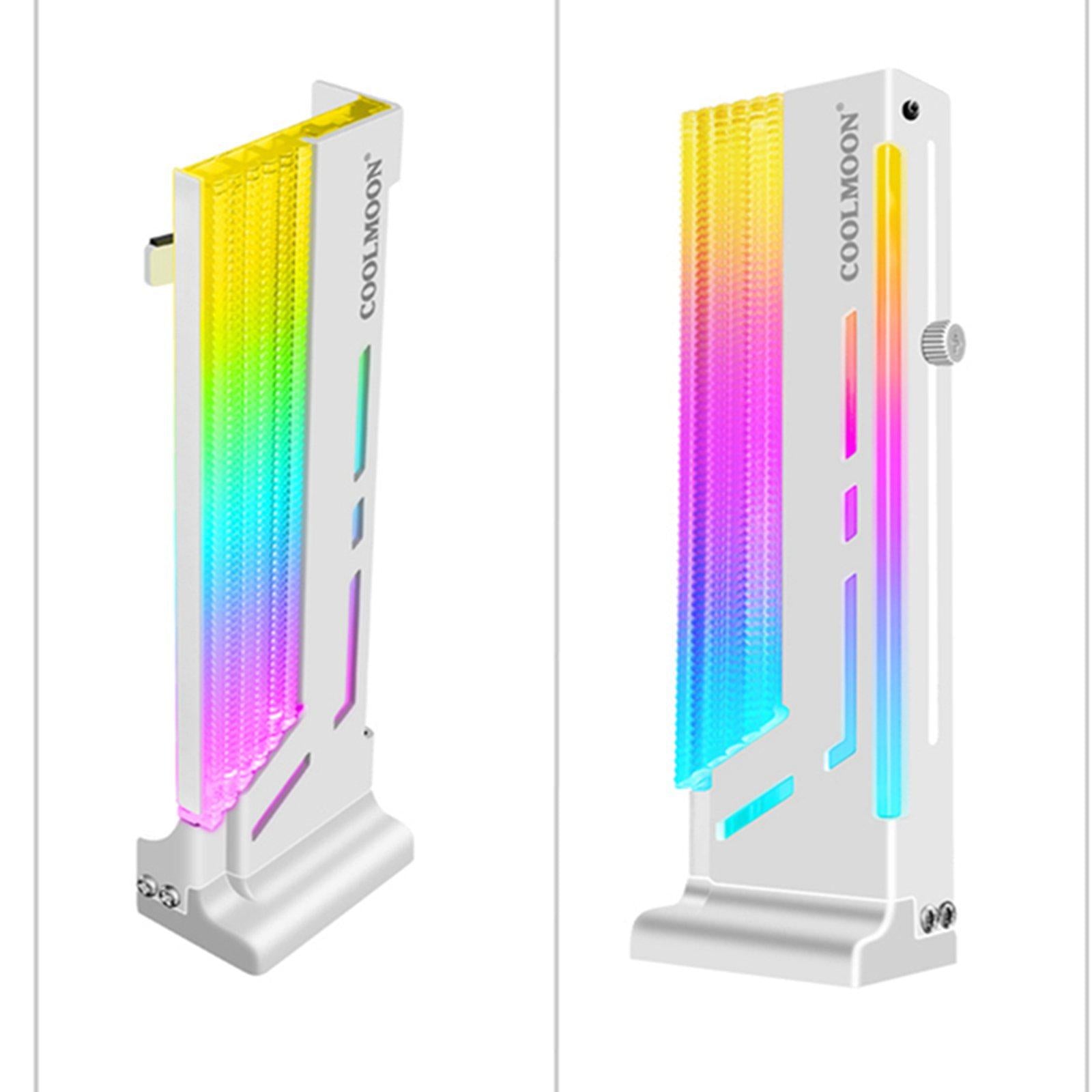 Graphics Card Stand Telescopic 5V Brace GPU Support Bracket for PC  white