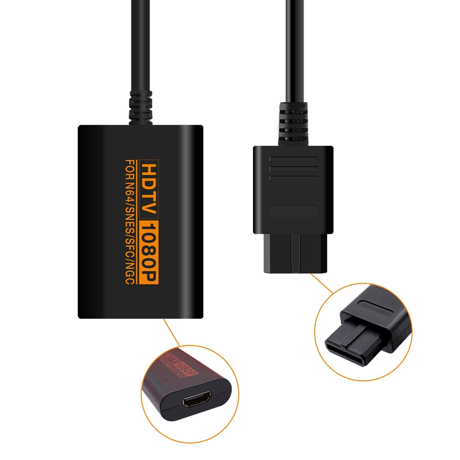 1080P HDMI Converter for N64 for SNES/SFC Retro Game Console Video Converter