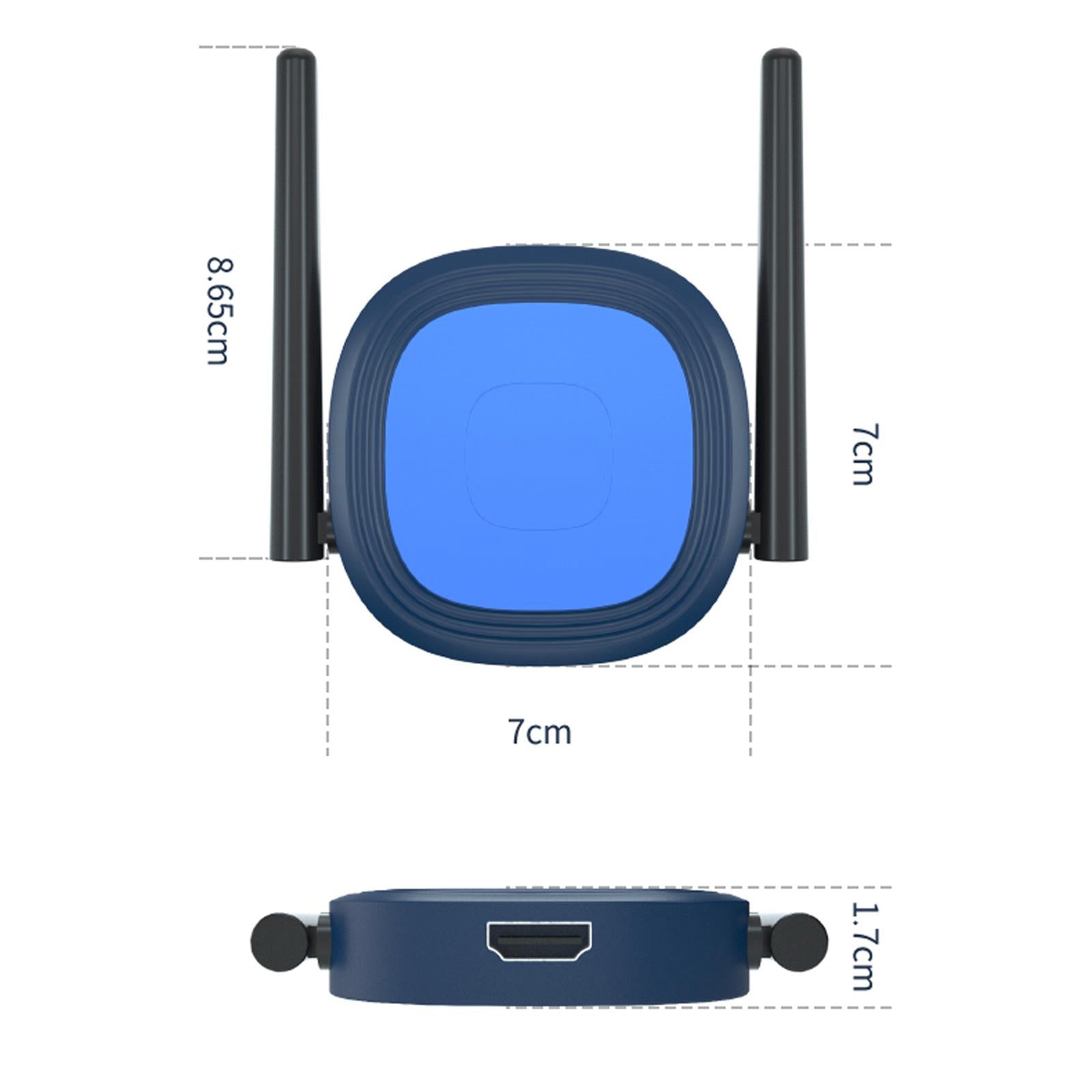 4K HD Wireless HDMI Dual Antenna 2.4G+5G Display Receiver for Home Office