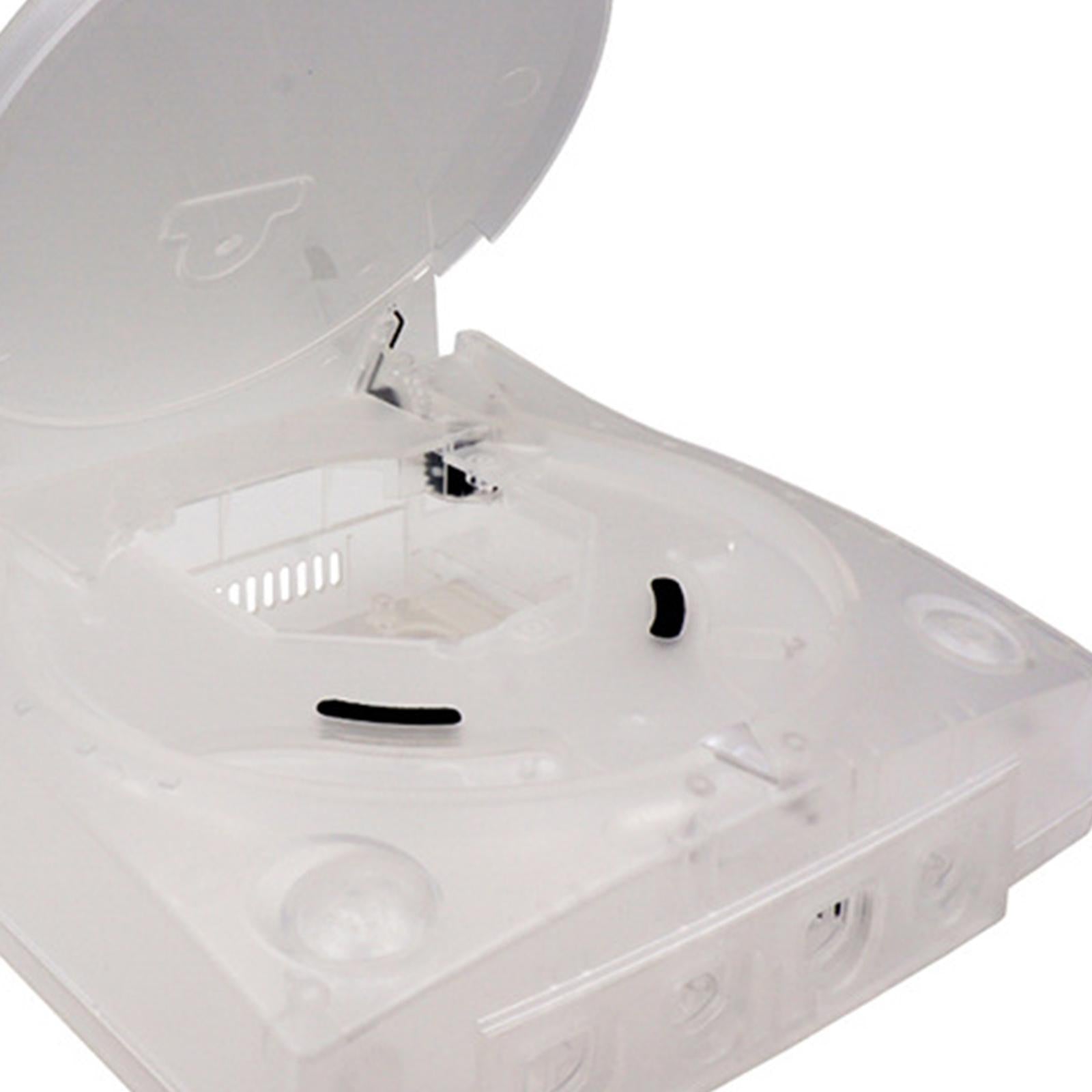 Clear Shell Cover for SEGA Dreamcast DC Easy to Remove Clear White