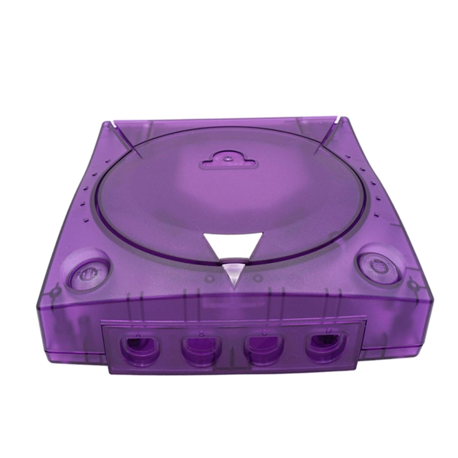Clear Shell Cover for SEGA Dreamcast DC Easy to Remove Clear Purple