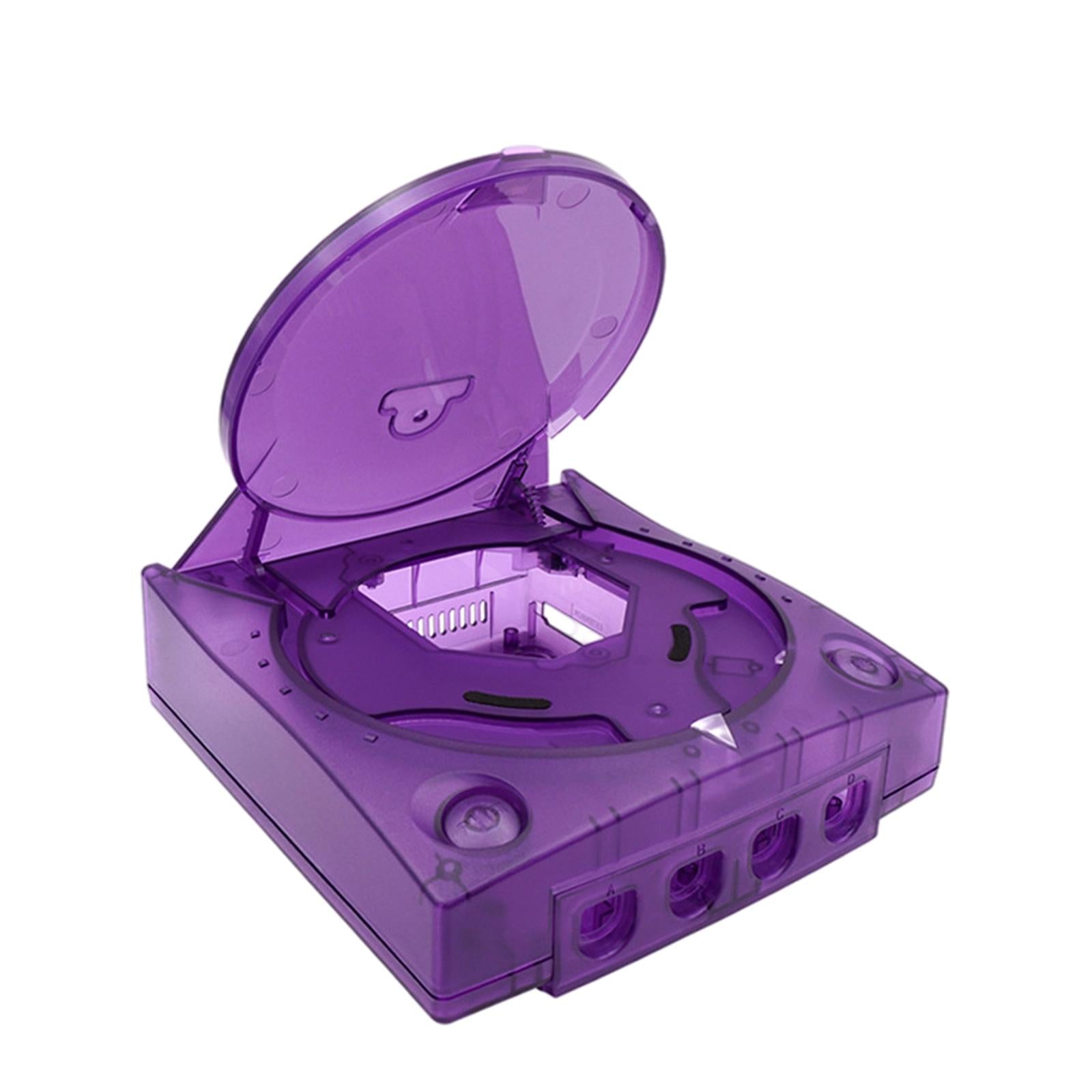 Clear Shell Cover for SEGA Dreamcast DC Easy to Remove Clear Purple