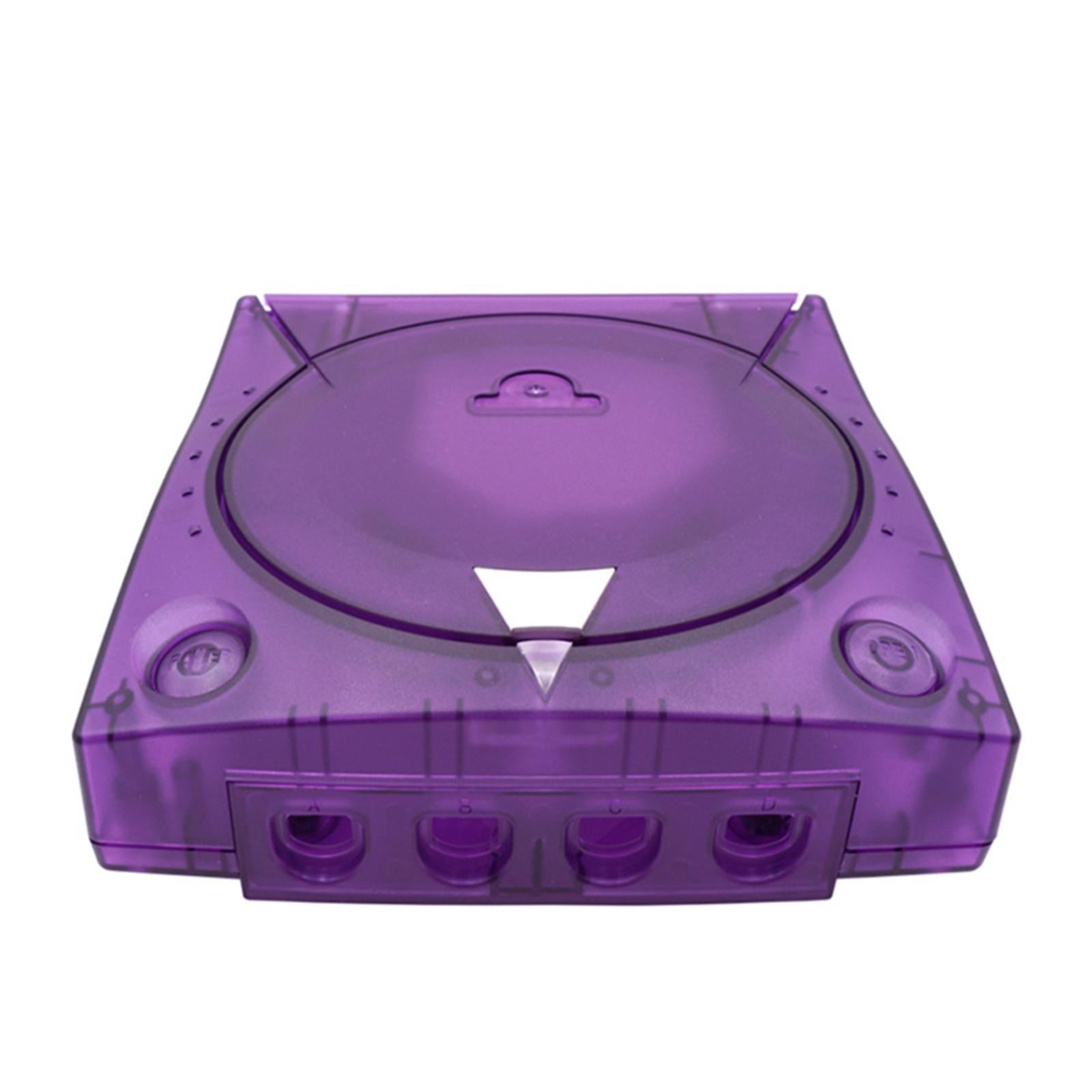 Clear Shell Cover for SEGA Dreamcast DC Easy to Remove Clear Purple