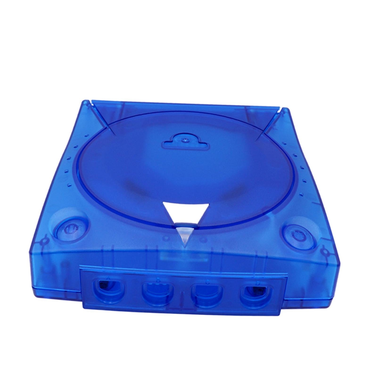 Clear Shell Cover for SEGA Dreamcast DC Easy to Remove Clear Blue