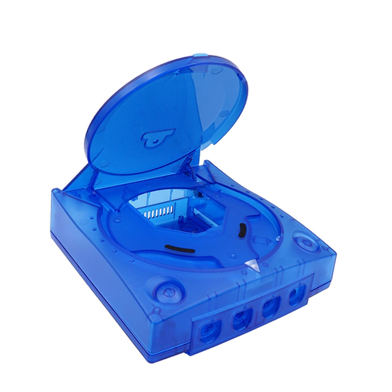 Clear Shell Cover for SEGA Dreamcast DC Easy to Remove Clear Blue