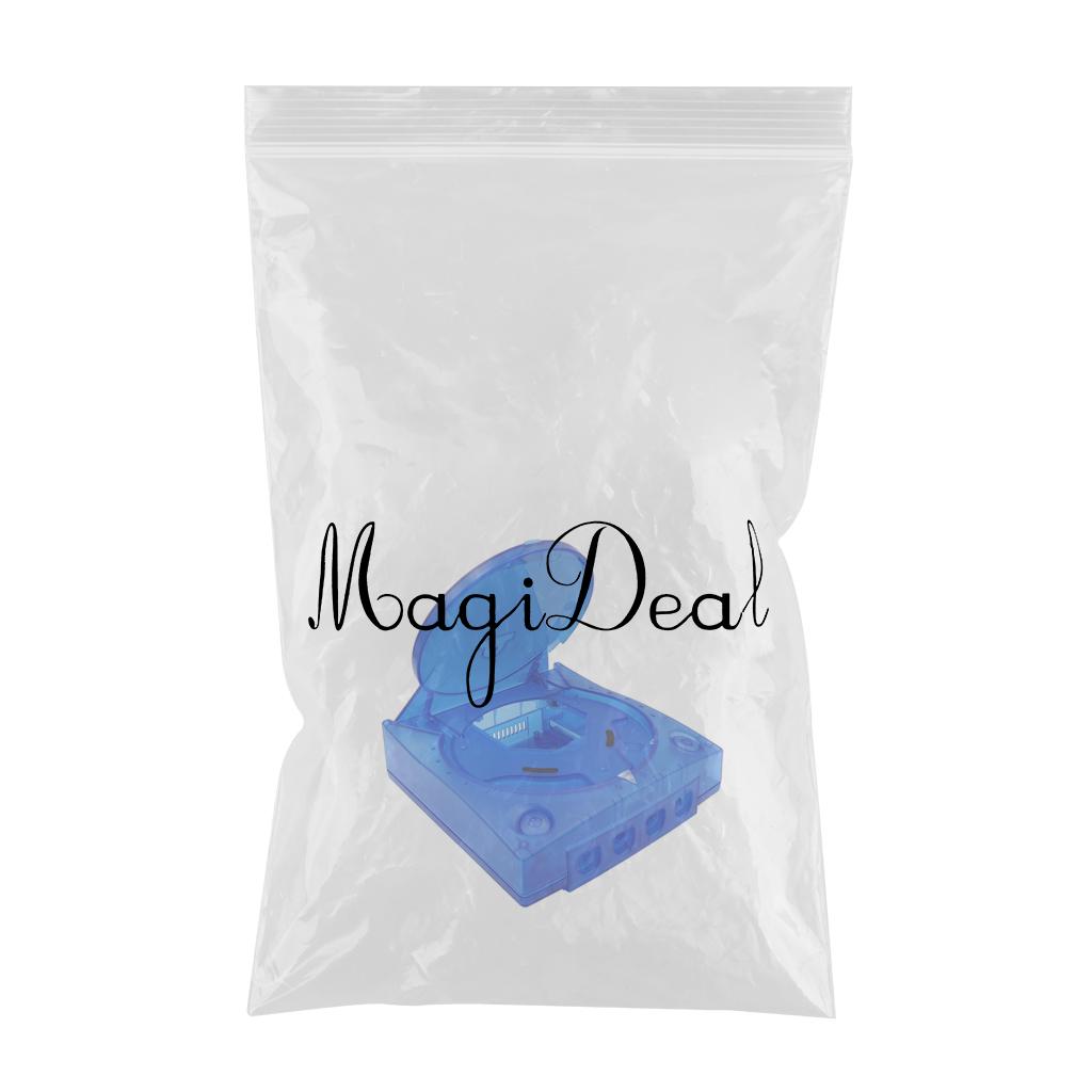 Clear Shell Cover for SEGA Dreamcast DC Easy to Remove Clear Blue