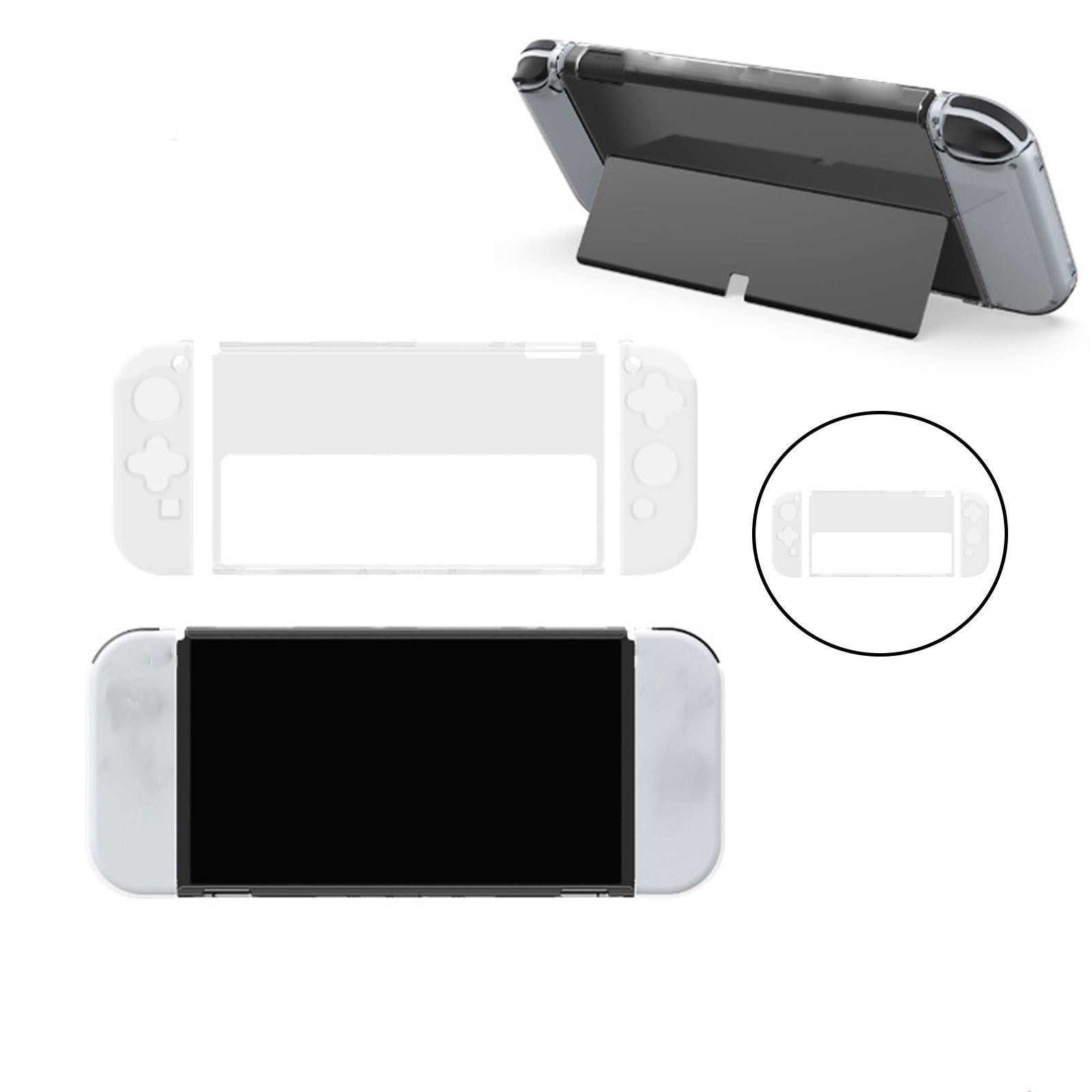 Dockable Case Flip Protector Grip Protective Cover for NS OLED Console