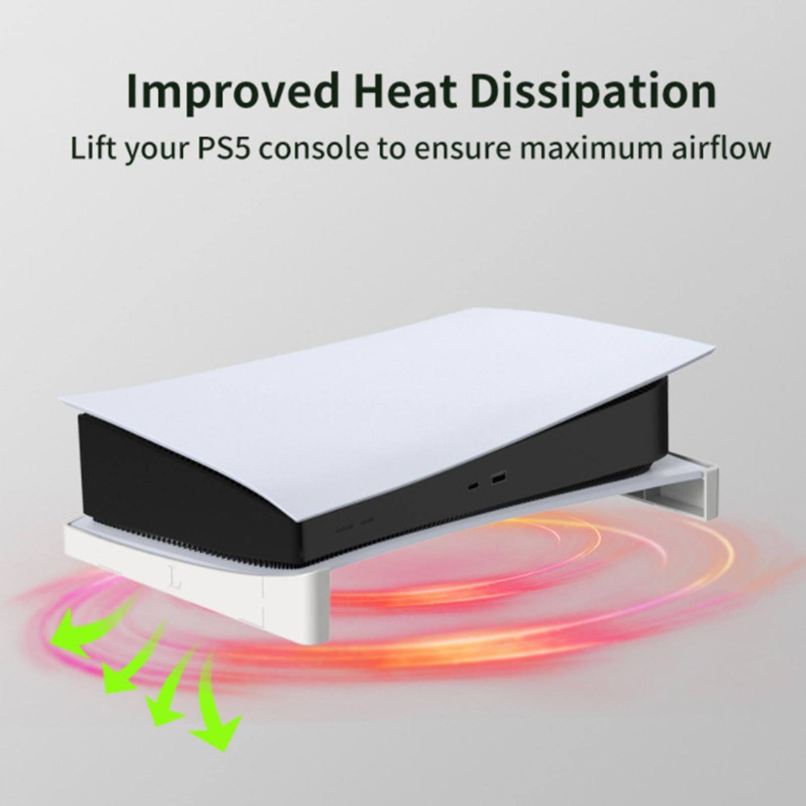 Horizontal Display Stand Easy Install Durable Stable Storage Base for PS5