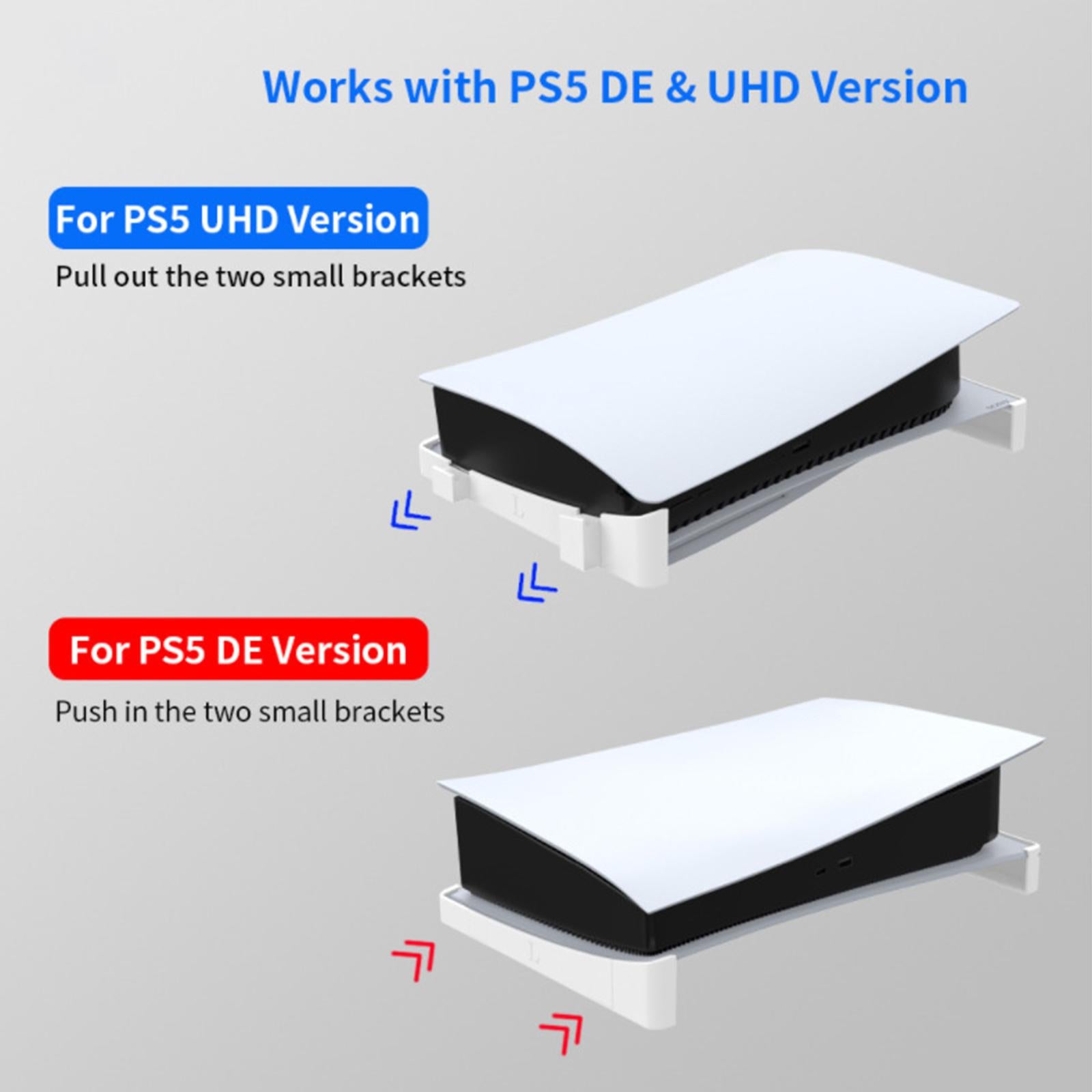 Horizontal Display Stand Easy Install Durable Stable Storage Base for PS5