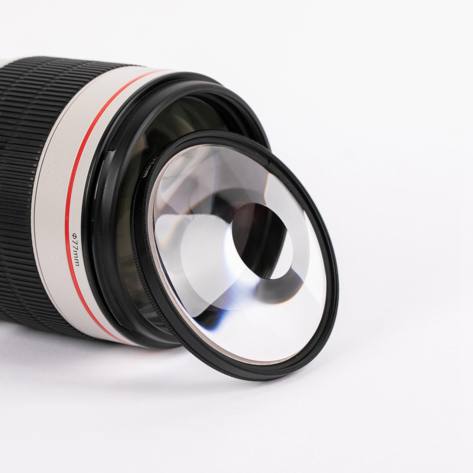 Camera Special Effects Fx Filter Swirl Black Hole 77mm Caliber Professional