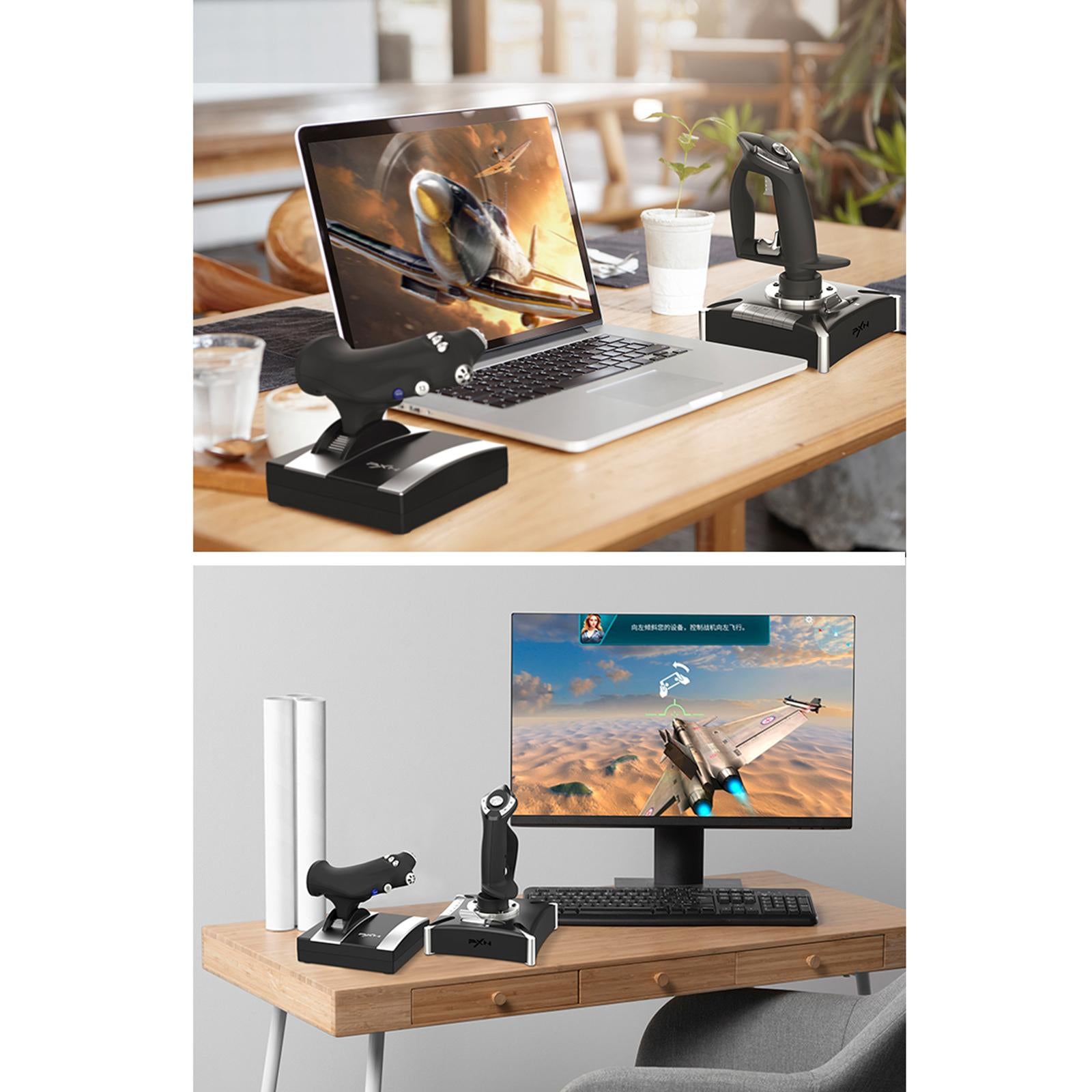 Flying Simulator 8 Way Hat Switch Key Mapping with Vibration for PS4