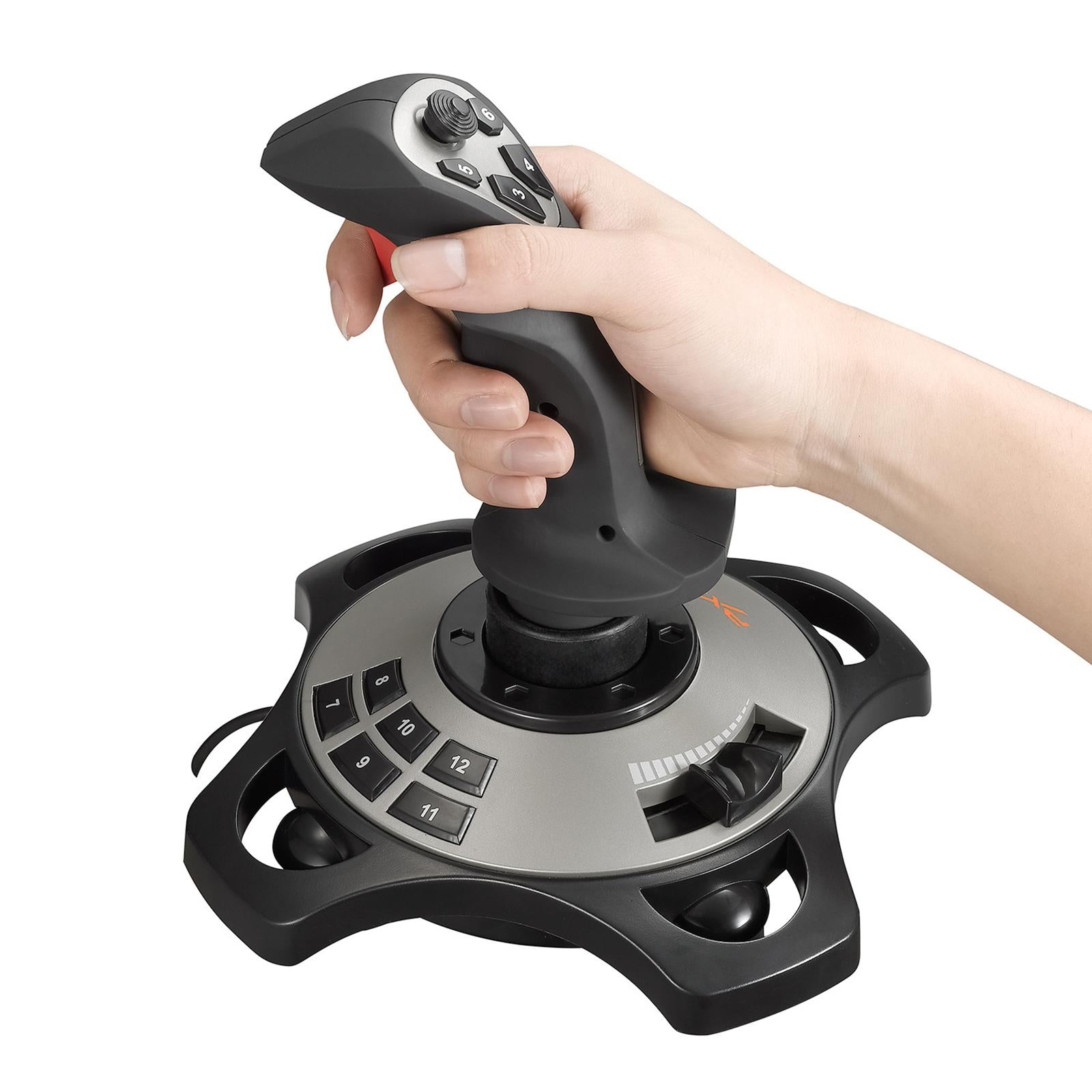 PXN-2113 USB WIred PC Flight Stick Joystick Flight Simulator Game Controller