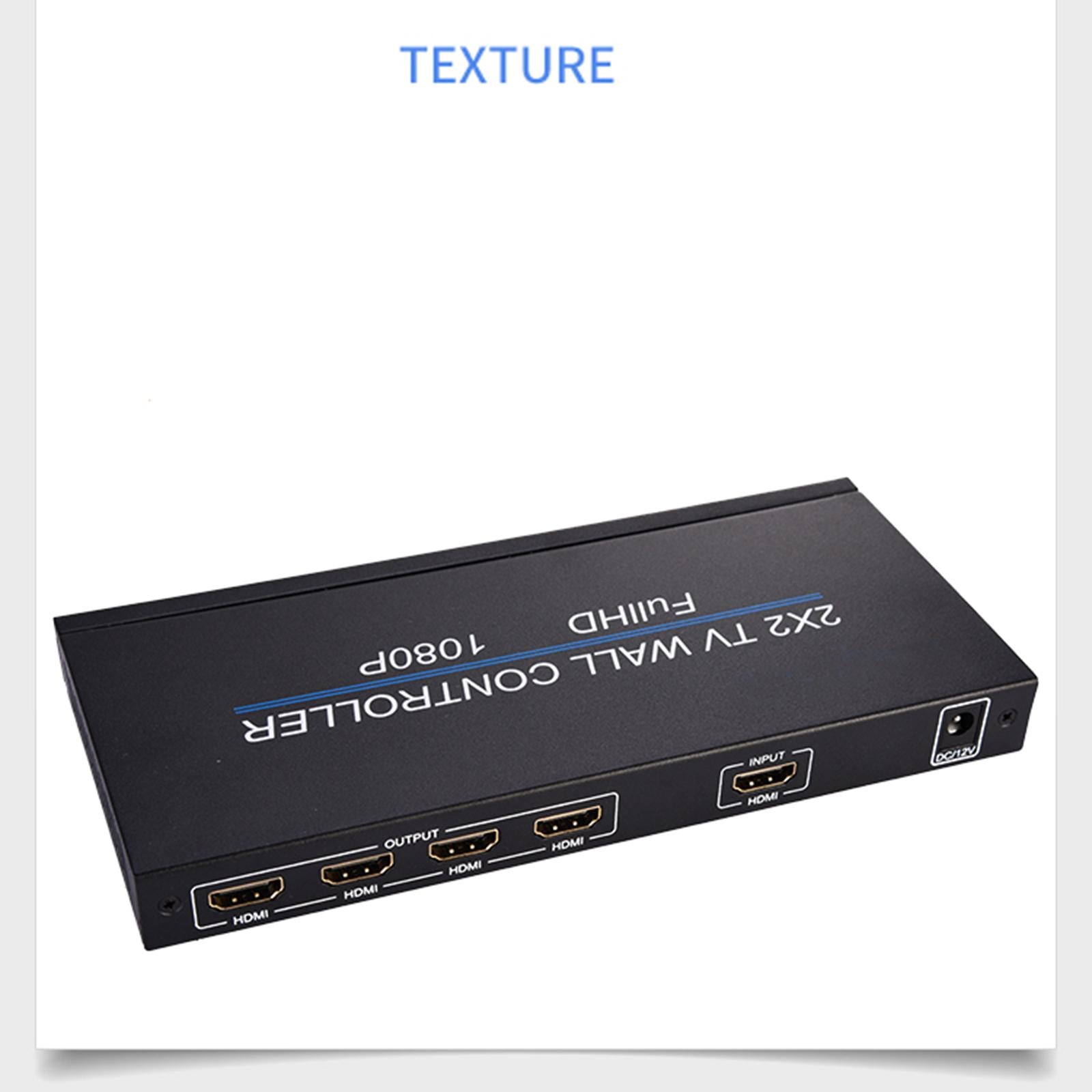 2X2 LED Video Wall Controller 1920 x 1080 HDMI1.3 Input 4 Display Units US