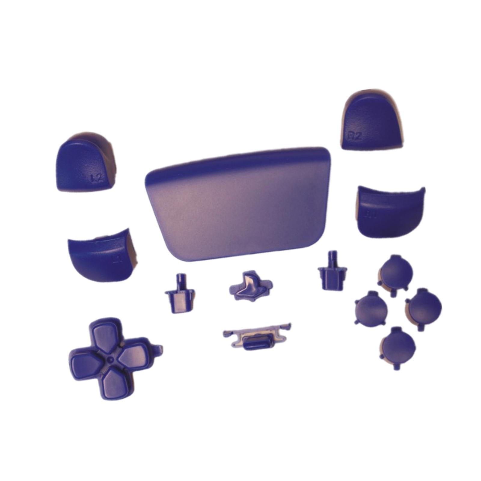 16Pcs Premium Button Kit Anti-Slip Accessories Durable Replacement for PS5 blue