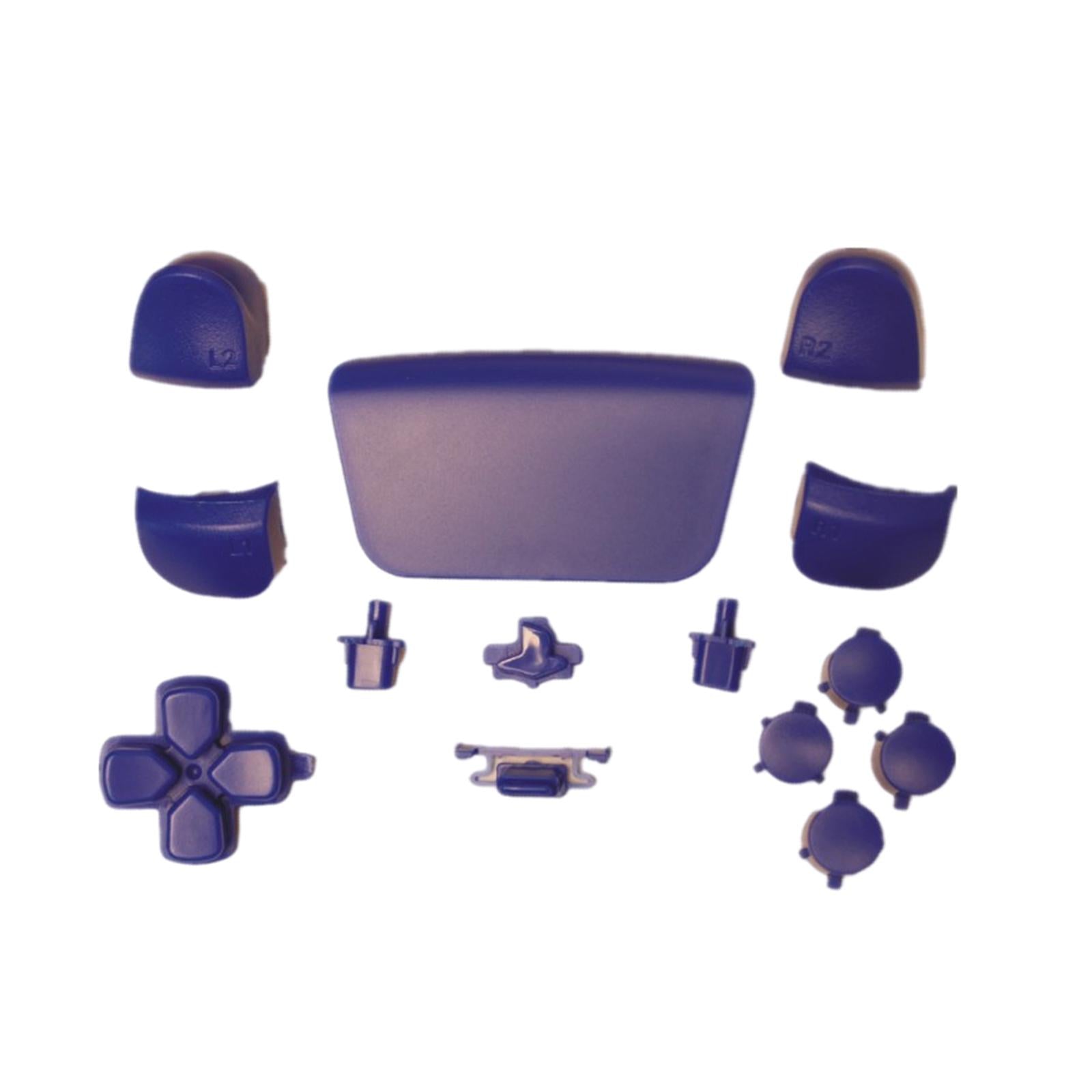 16Pcs Premium Button Kit Anti-Slip Accessories Durable Replacement for PS5 blue