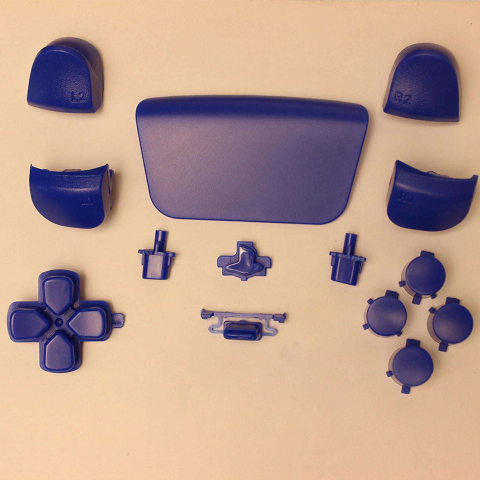 16Pcs Premium Button Kit Anti-Slip Accessories Durable Replacement for PS5 blue