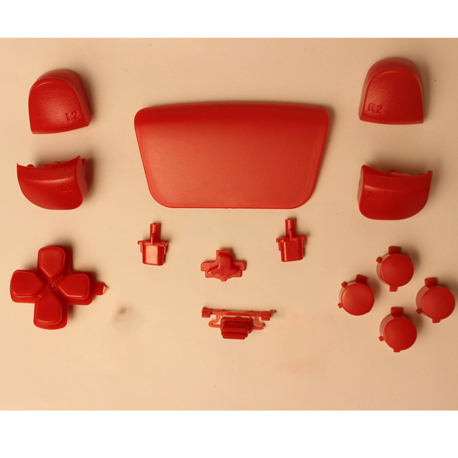 16Pcs Premium Button Kit Anti-Slip Accessories Durable Replacement for PS5 orange