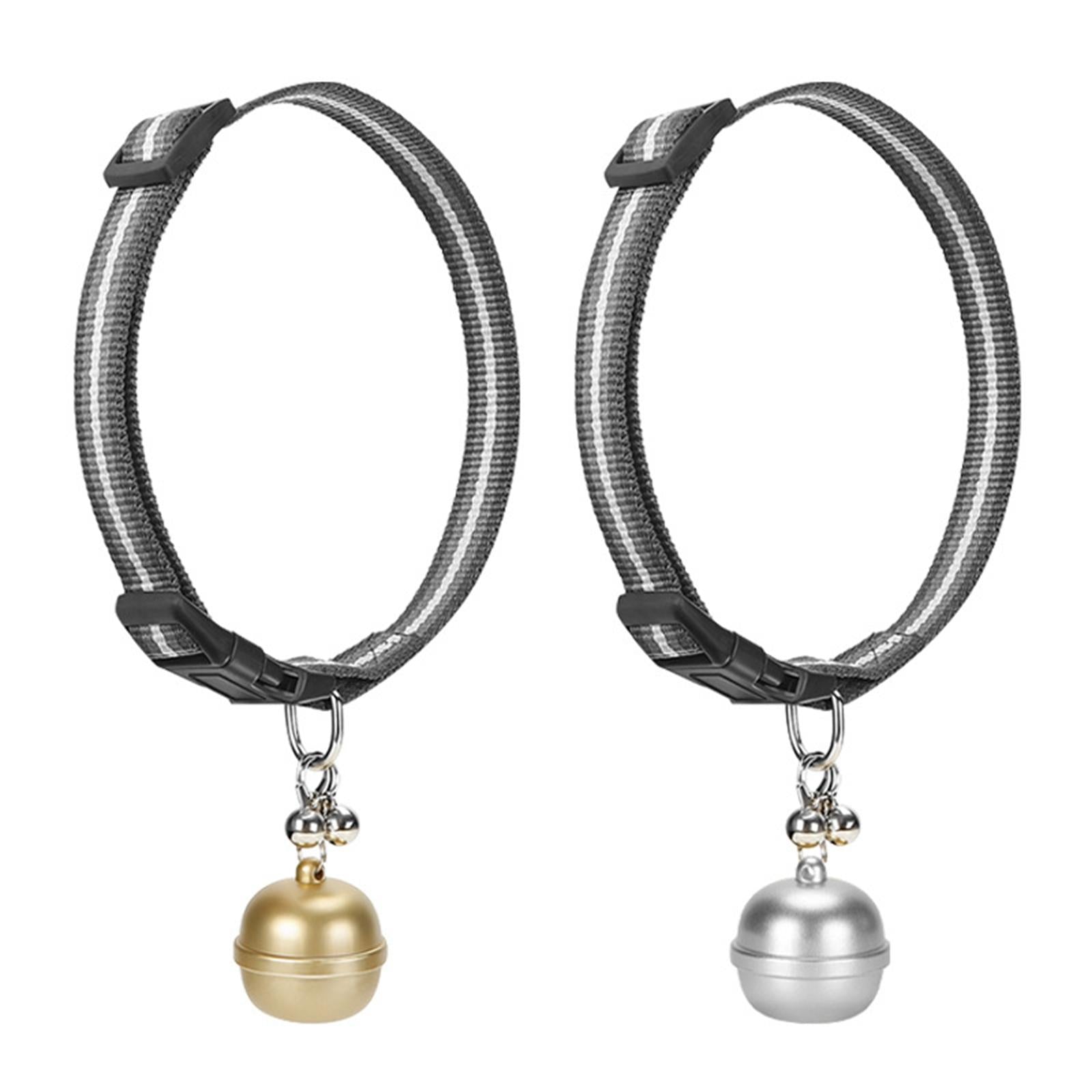 Dogs Cats Smart Pet Bell Tracker GPS Locator Positioning Collar APP Control Silver