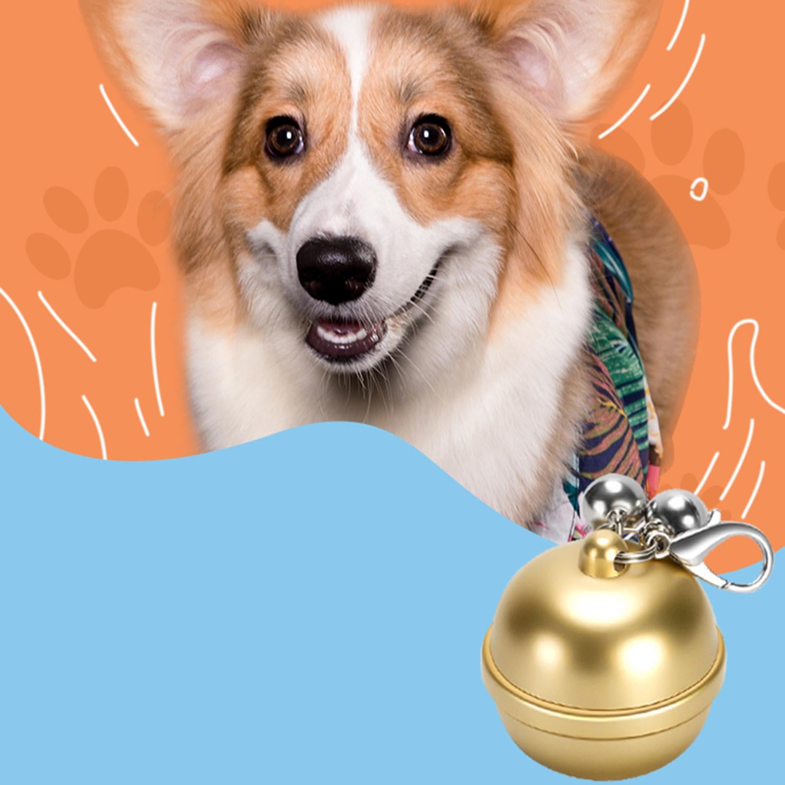 Dogs Cats Smart Pet Bell Tracker GPS Locator Positioning Collar APP Control Silver