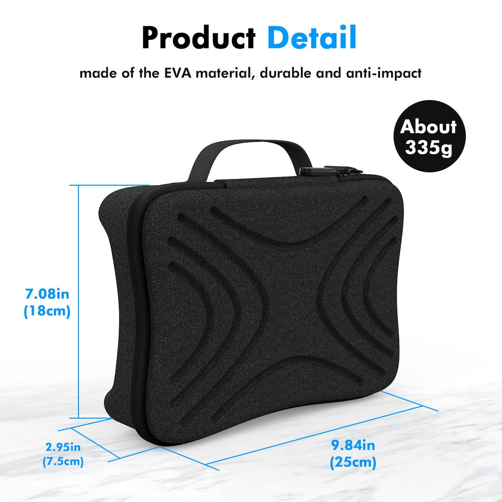 Controller Case EVA Hard Storage Bag for PS5 for PS4 Travel Home Storage