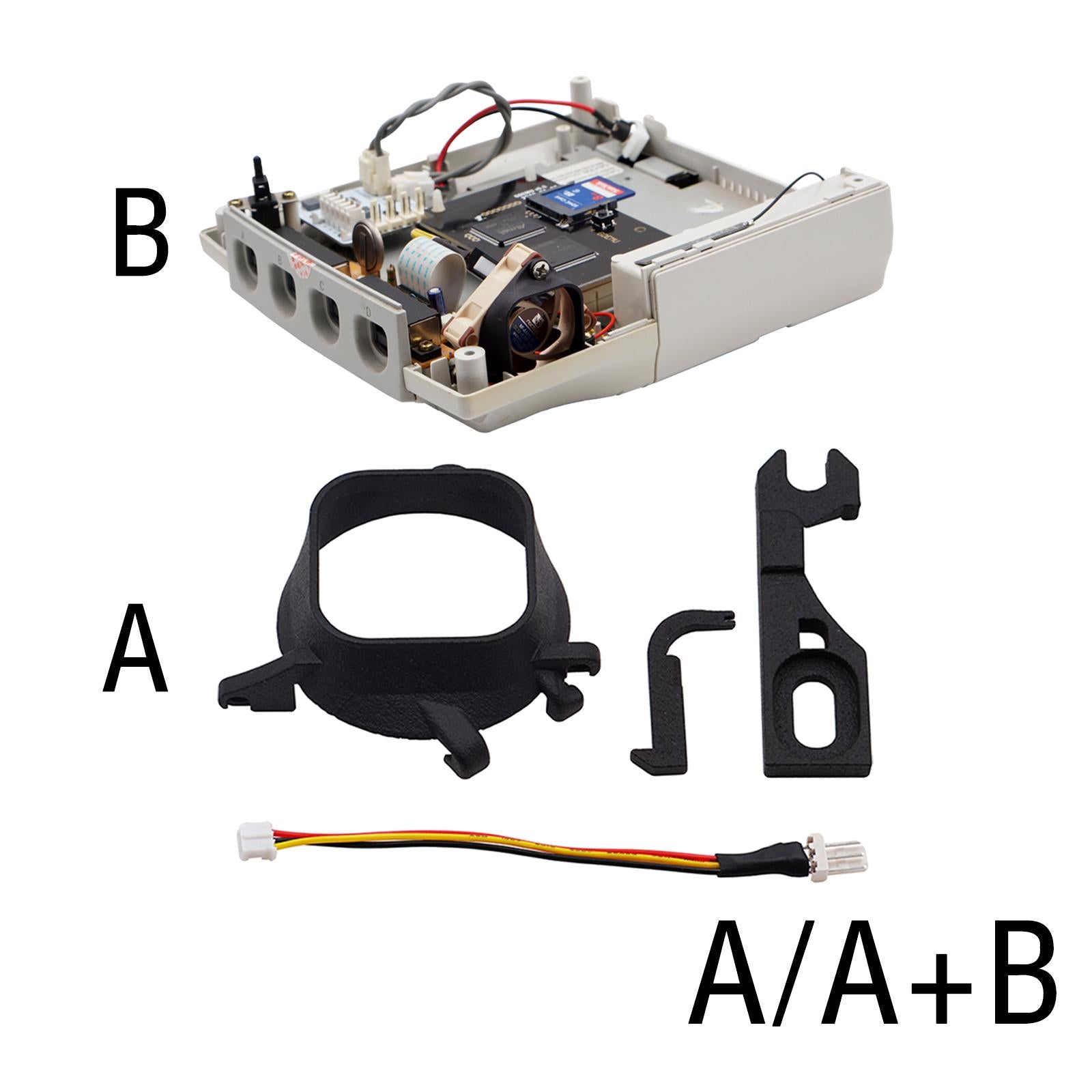 3D Print Mount Kit for Dreamcast Fan Console 12x11x3.5cm Printer Mount Kit